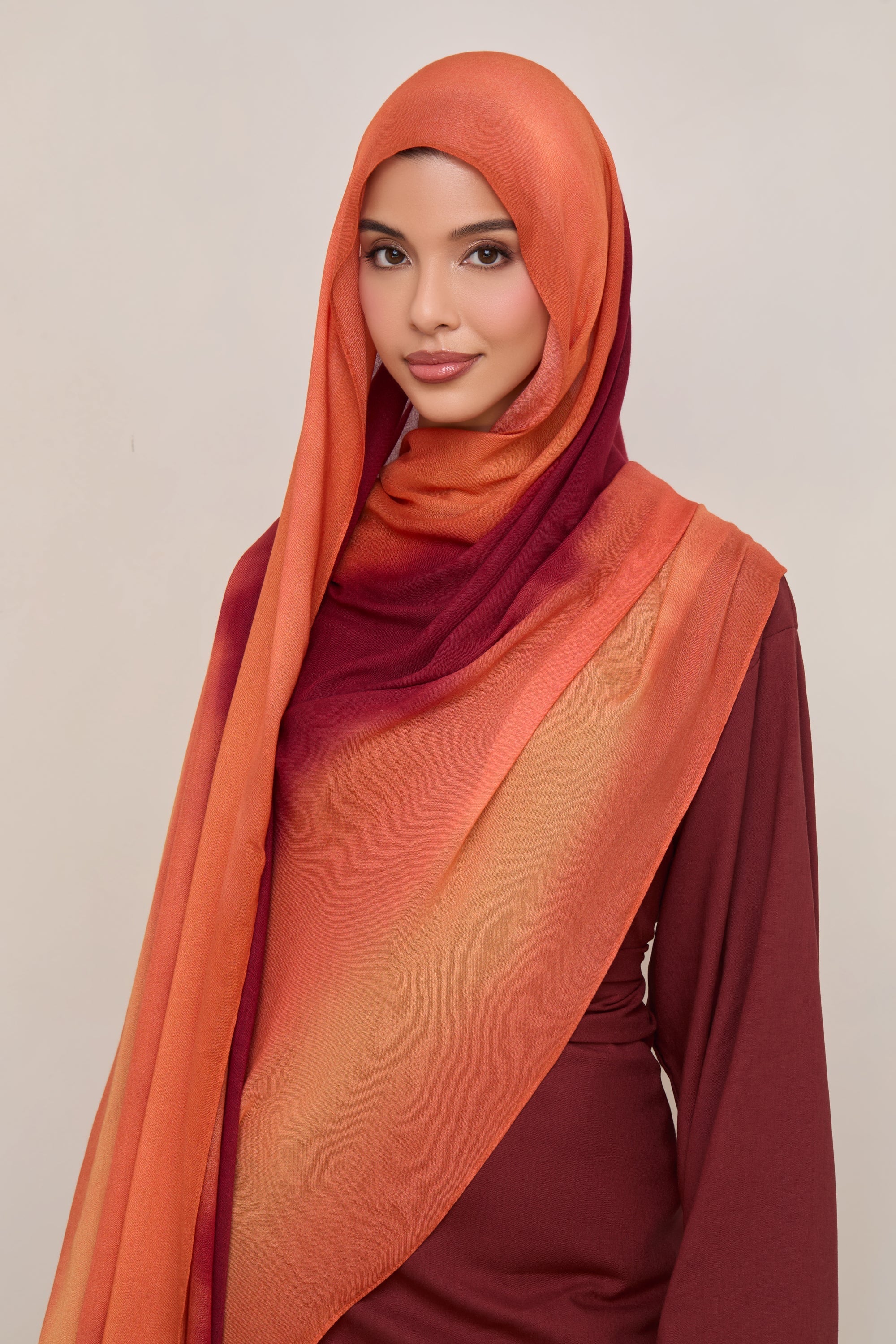 Printed Modal Hijab - Summer Sunset Hijabs Veiled