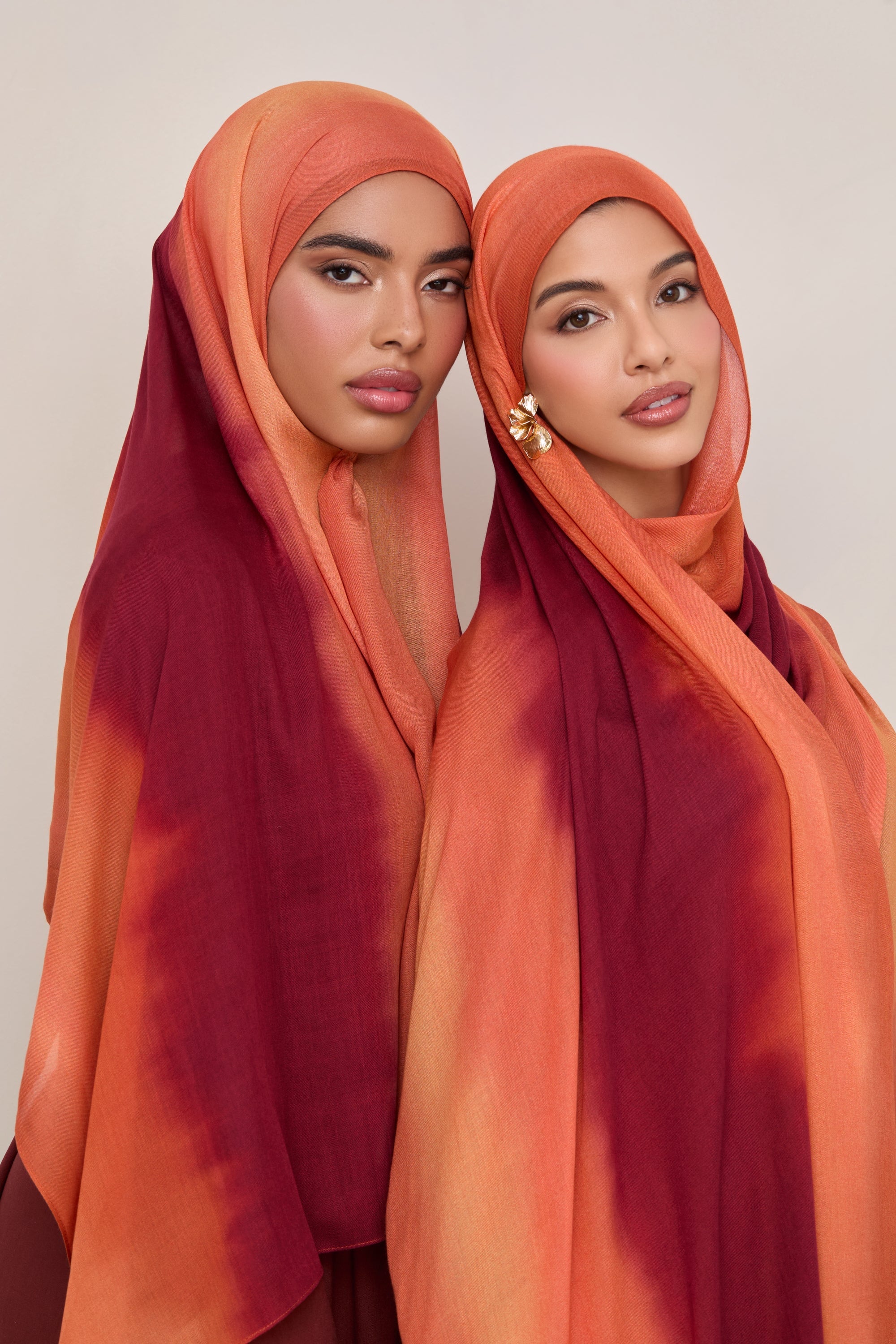 Printed Modal Hijab - Summer Sunset Hijabs Veiled