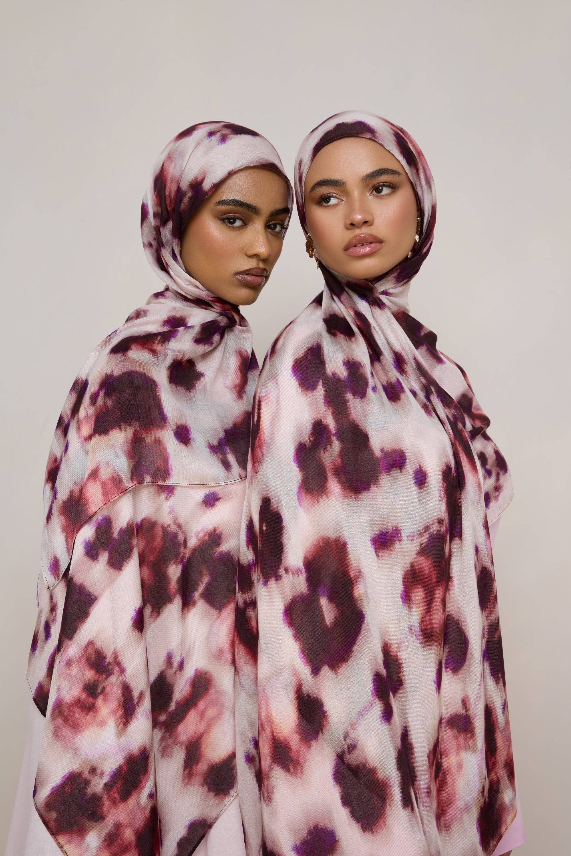 Printed Modal Hijab - Velour Hijabs Veiled