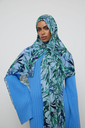 Printed Modal Hijab - Wildflower