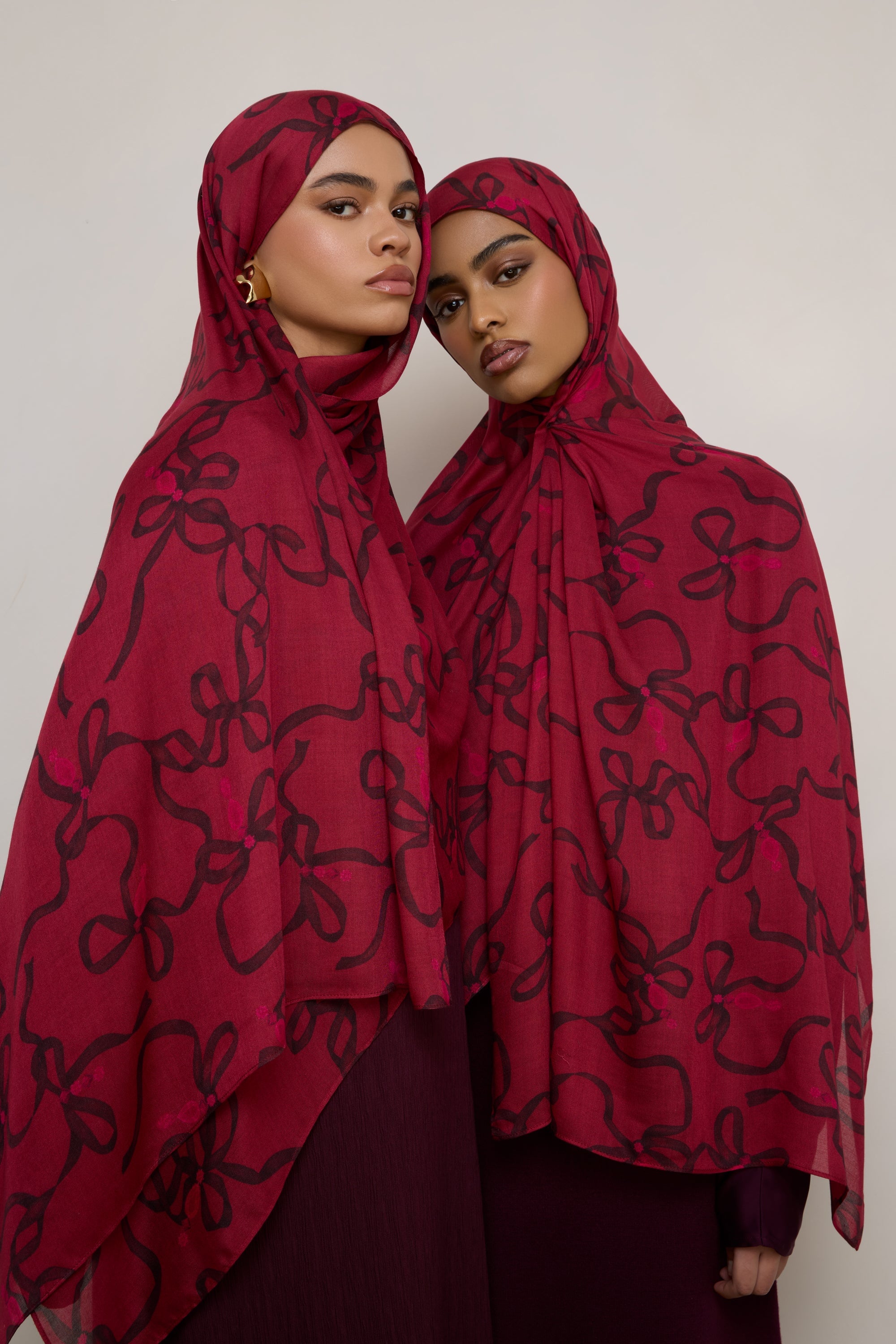Printed Modal Hijab - Wrapped Up Hijabs Veiled
