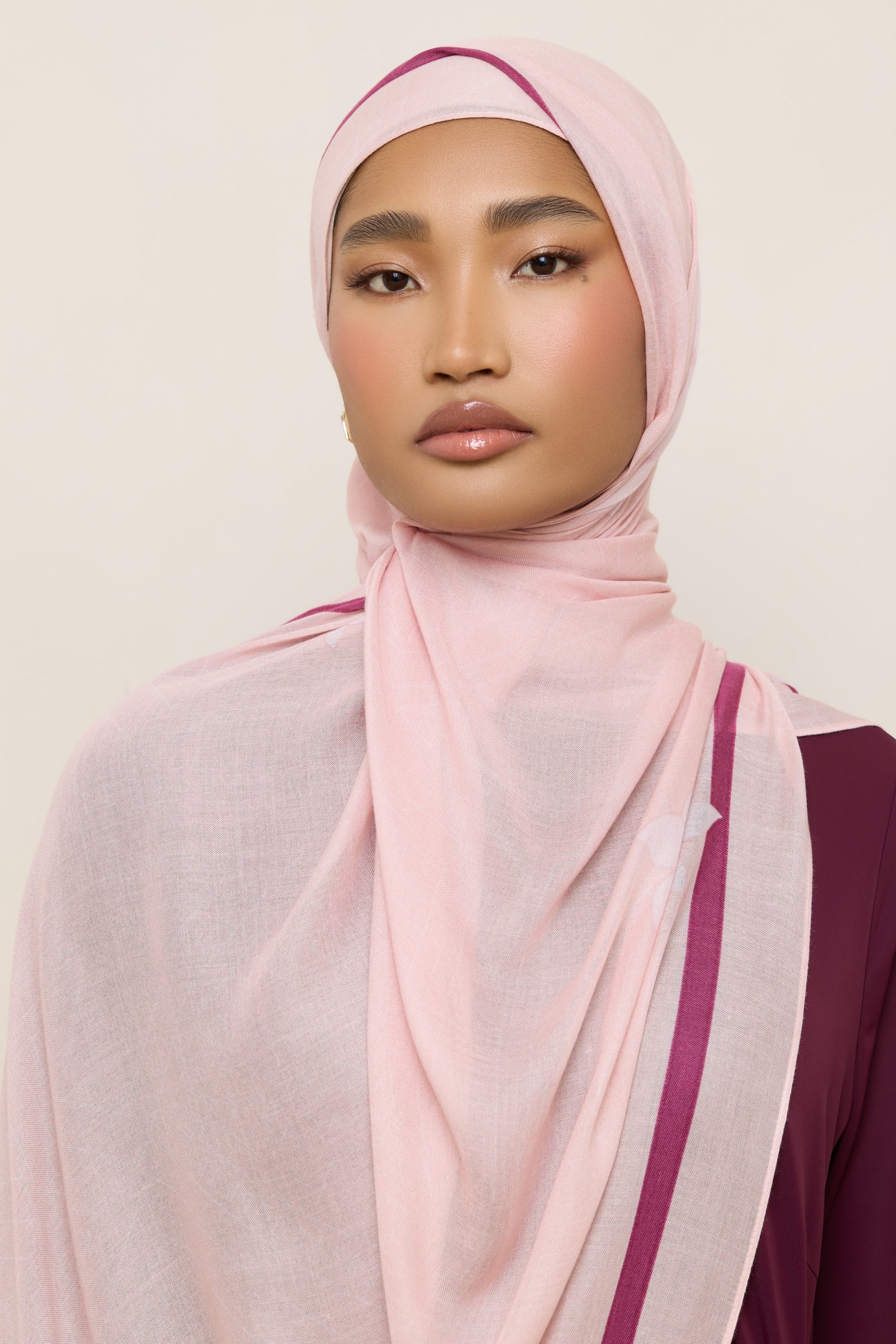 Printed Modal Hijab - Yasmine Hijabs Veiled