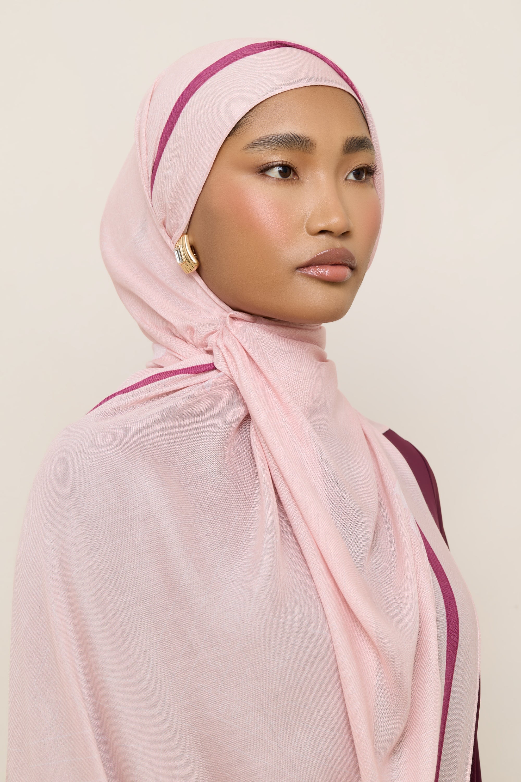 Printed Modal Hijab - Yasmine Hijabs Veiled