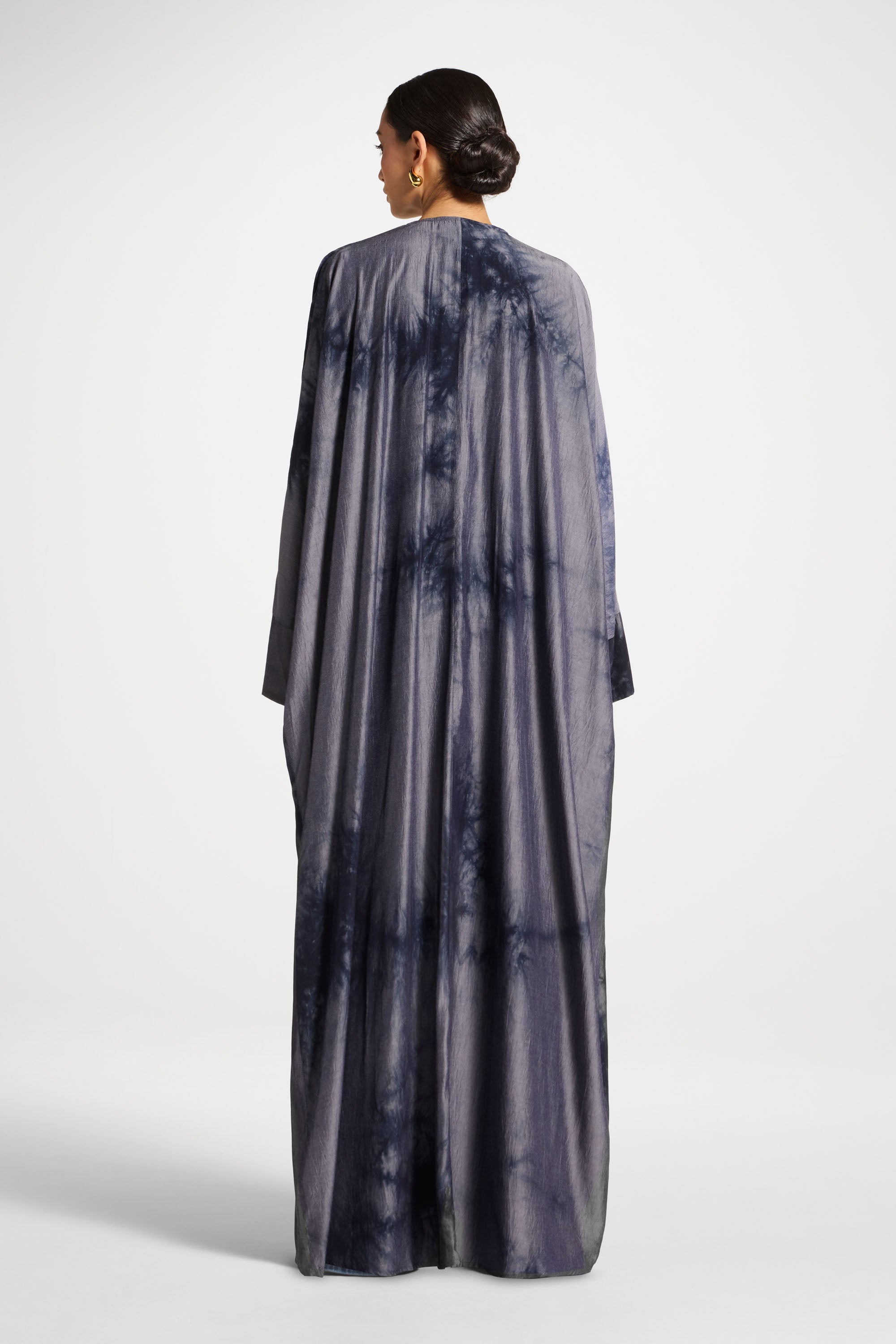 Printed Open Abaya - Wild Mushroom Abayas Veiled