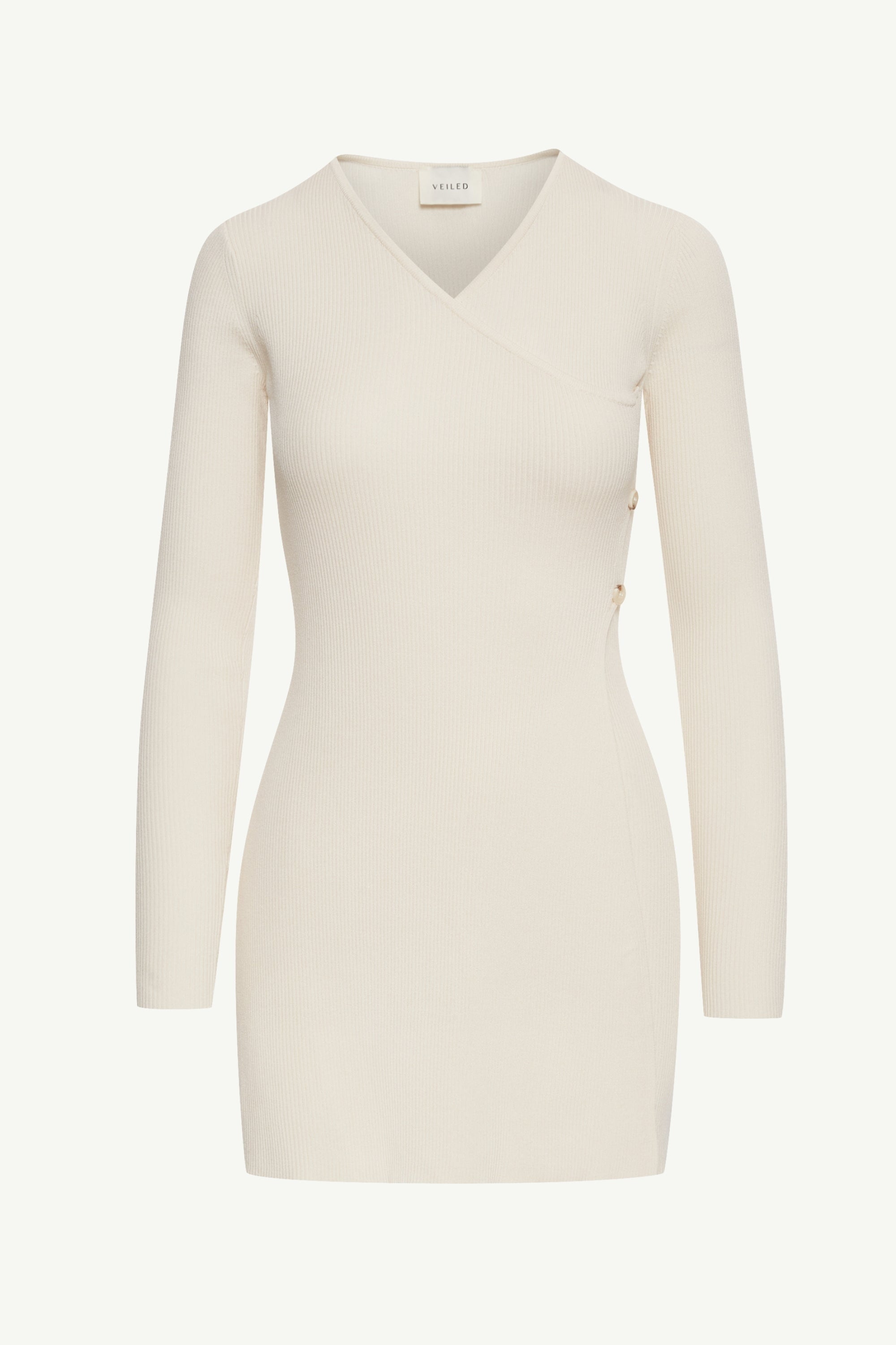 Rachel Ribbed Split Hem Top Clothing Veiled