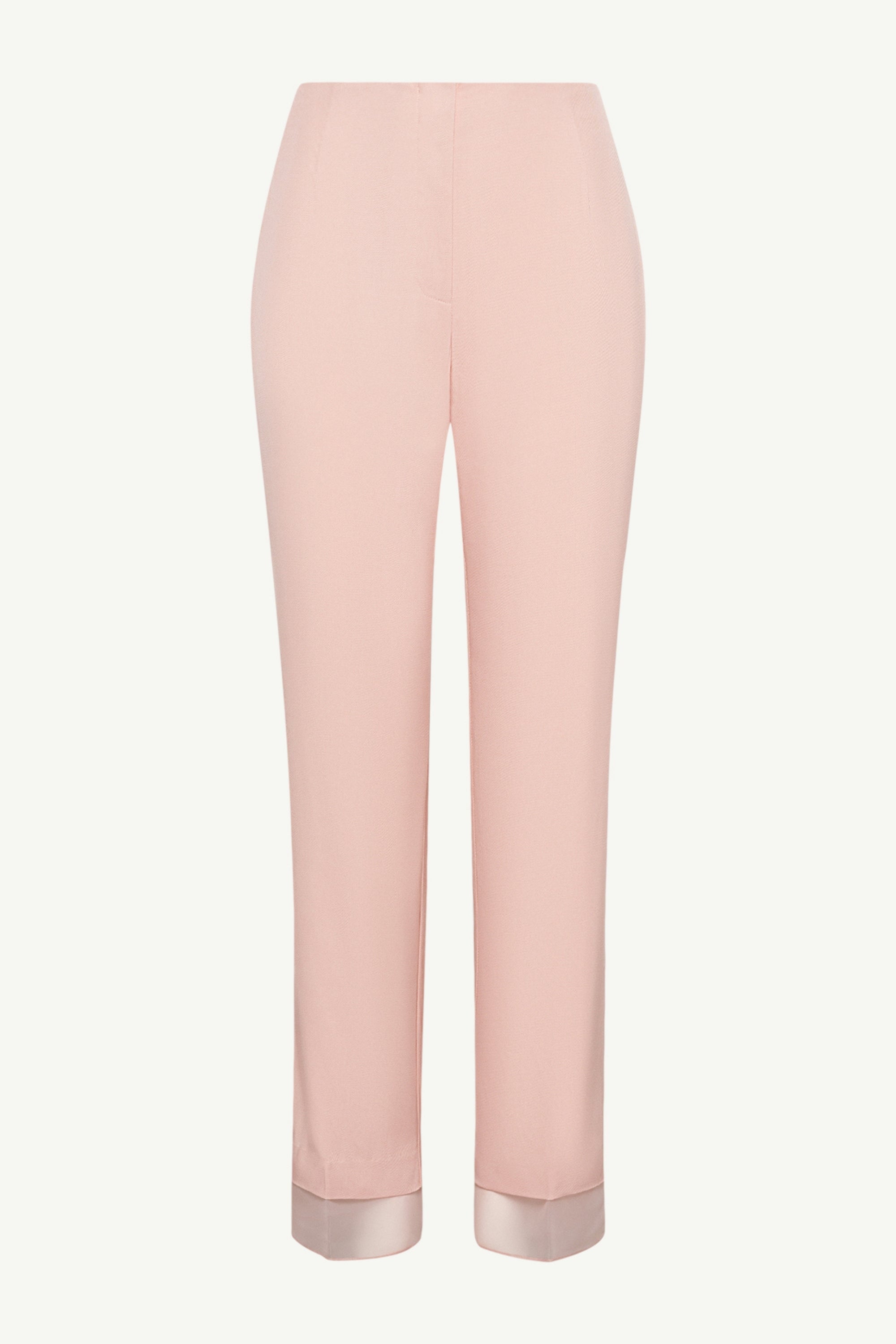 Rayan Organza Trim Trousers - Sepia Rose Clothing epschoolboard 