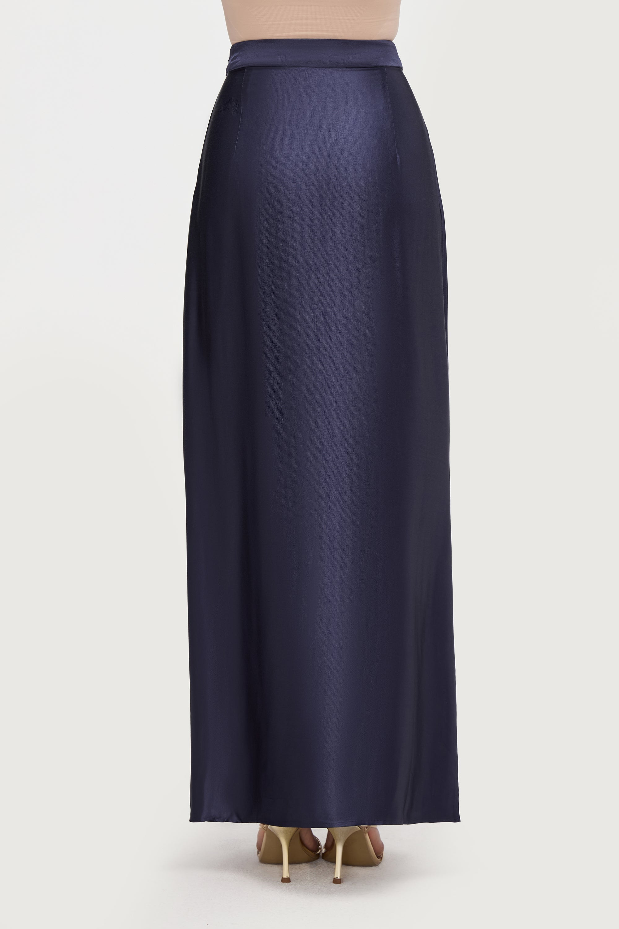 Razan Silk Maxi Skirt - Twilight Bottoms Veiled Collection
