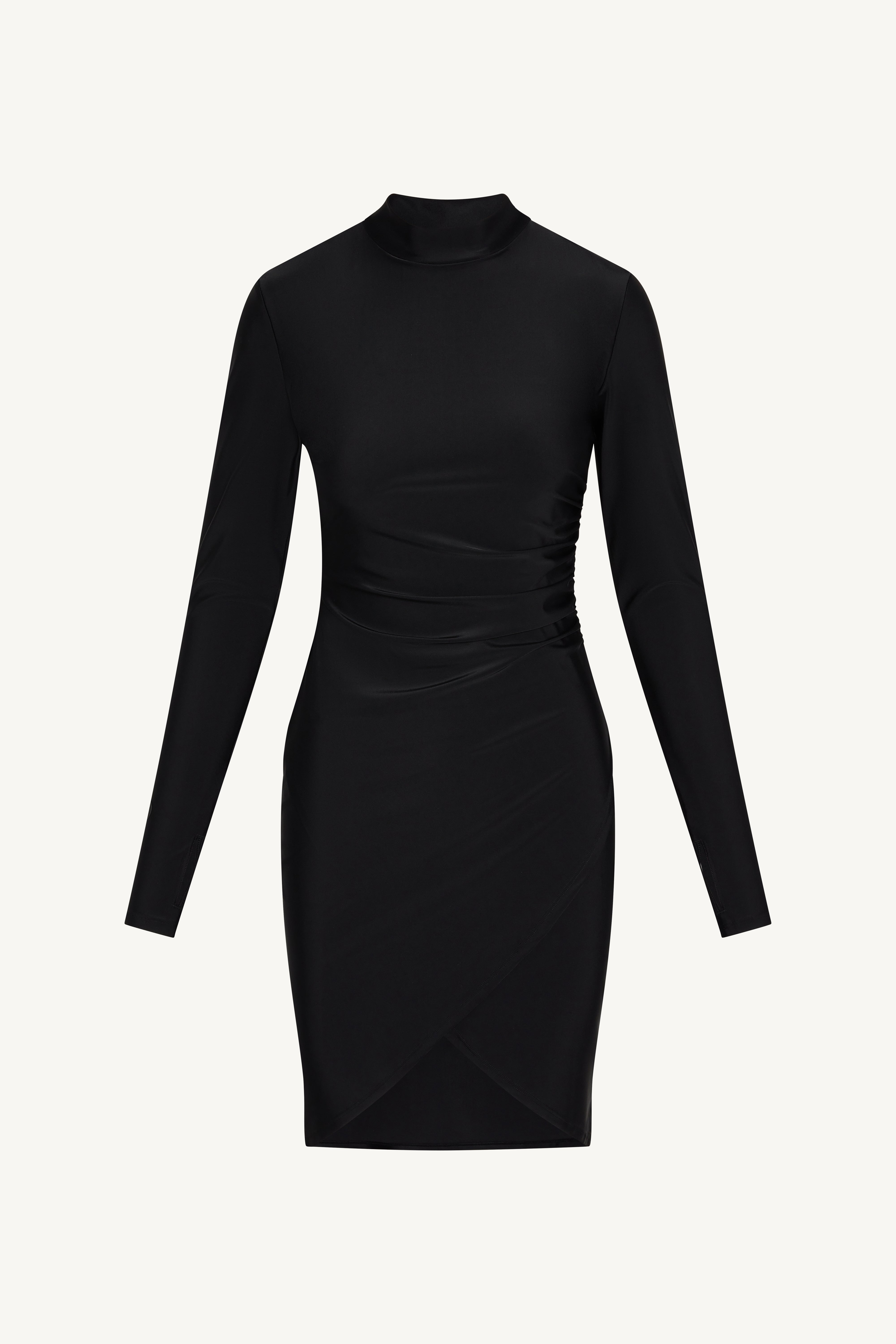 Rouched Swim Tunic - Black Swim Veiled