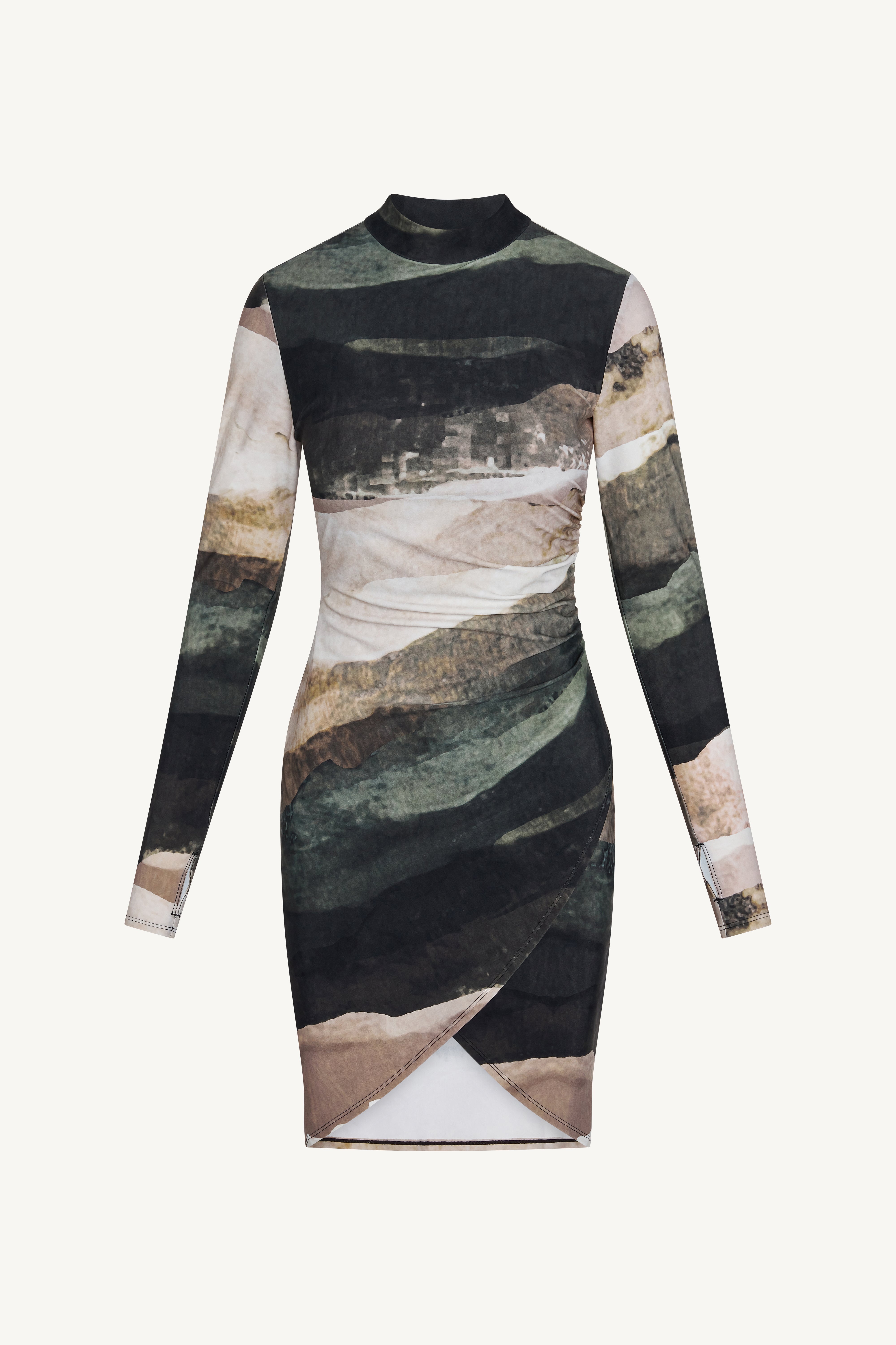 Rouched Swim Tunic - Dune Sands Swim Veiled
