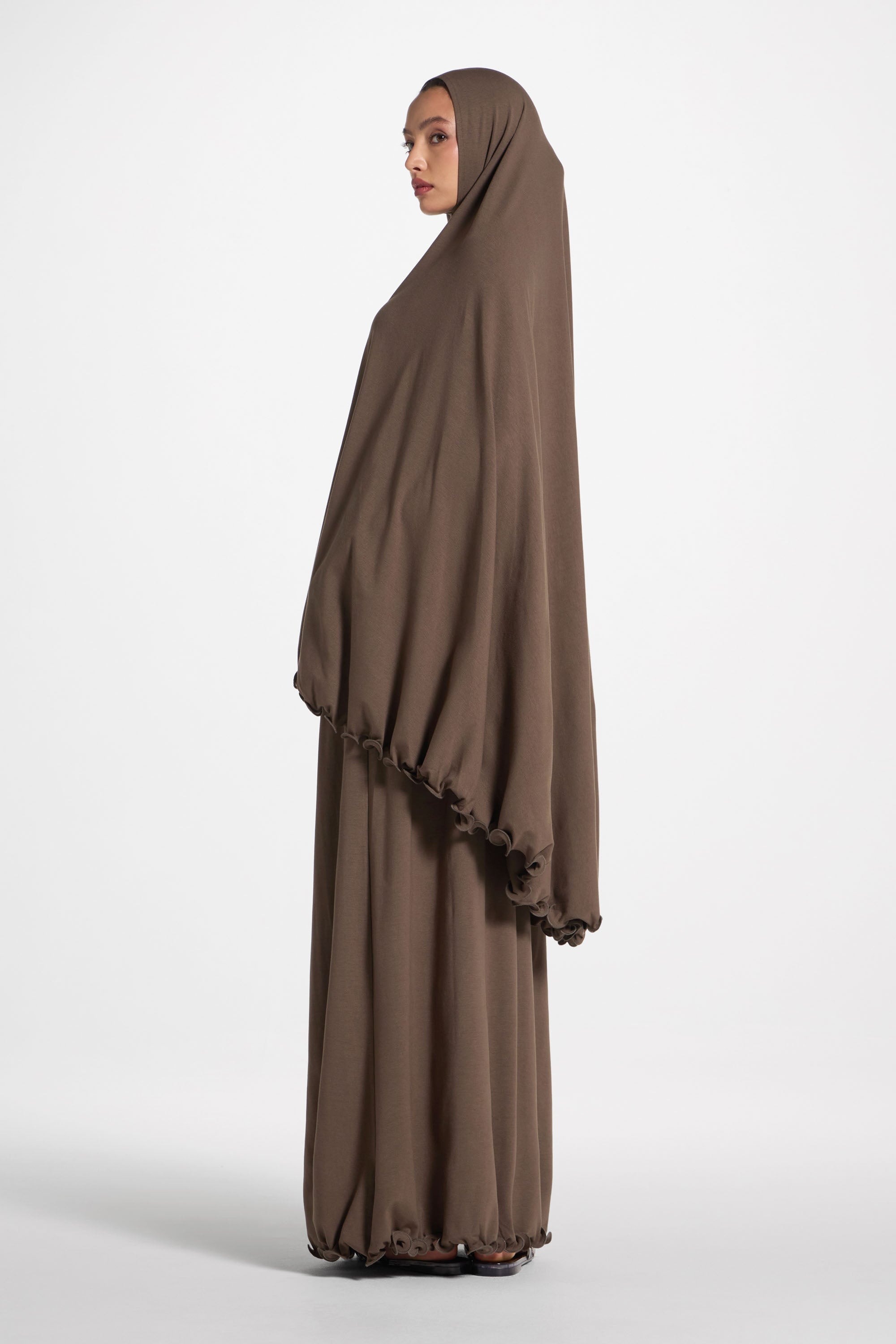 Ruffle Jersey Prayer Set - Boulder Sets Veiled