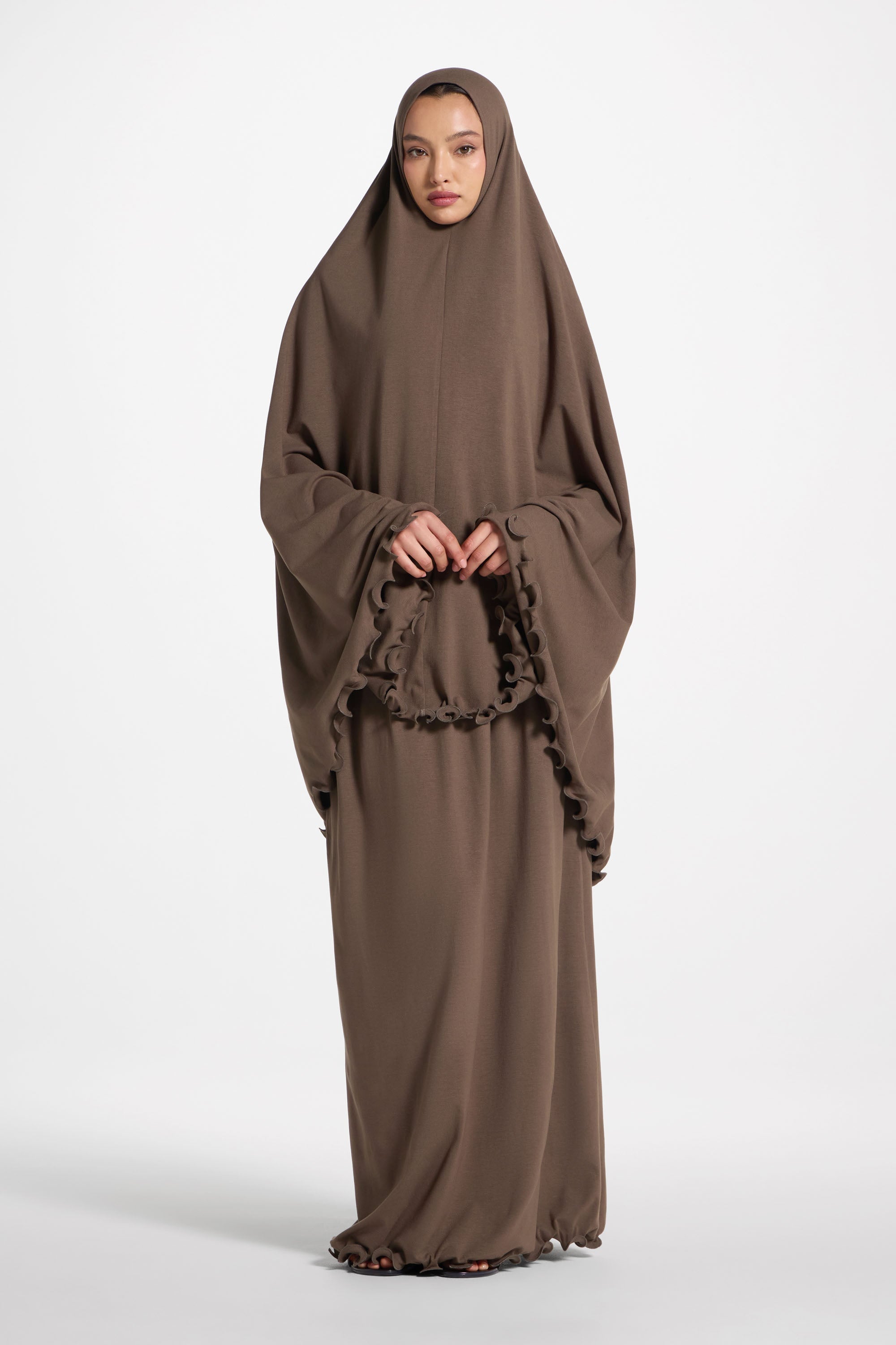 Ruffle Jersey Prayer Set - Boulder Sets Veiled