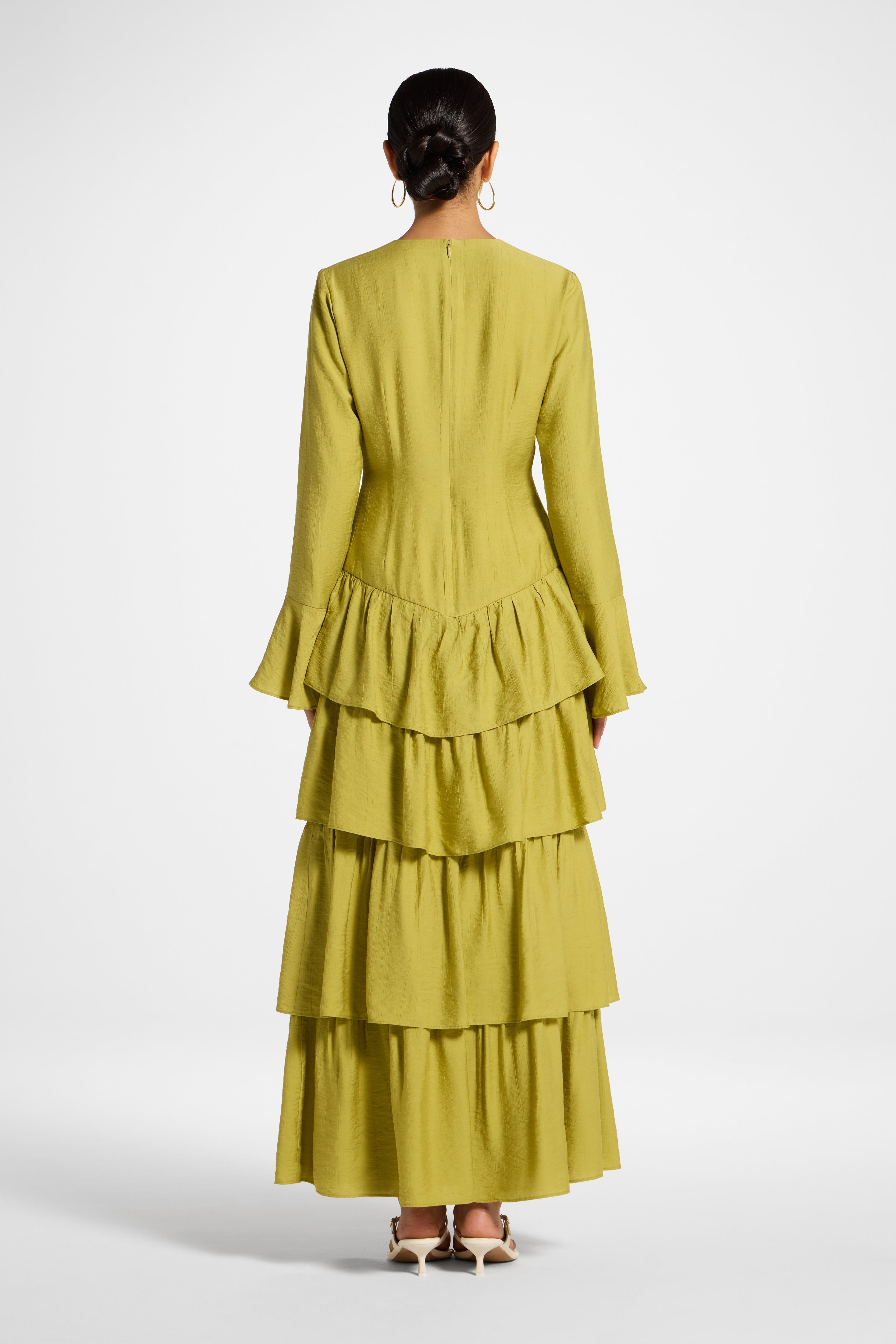 Ruffle Top Abayas Veiled