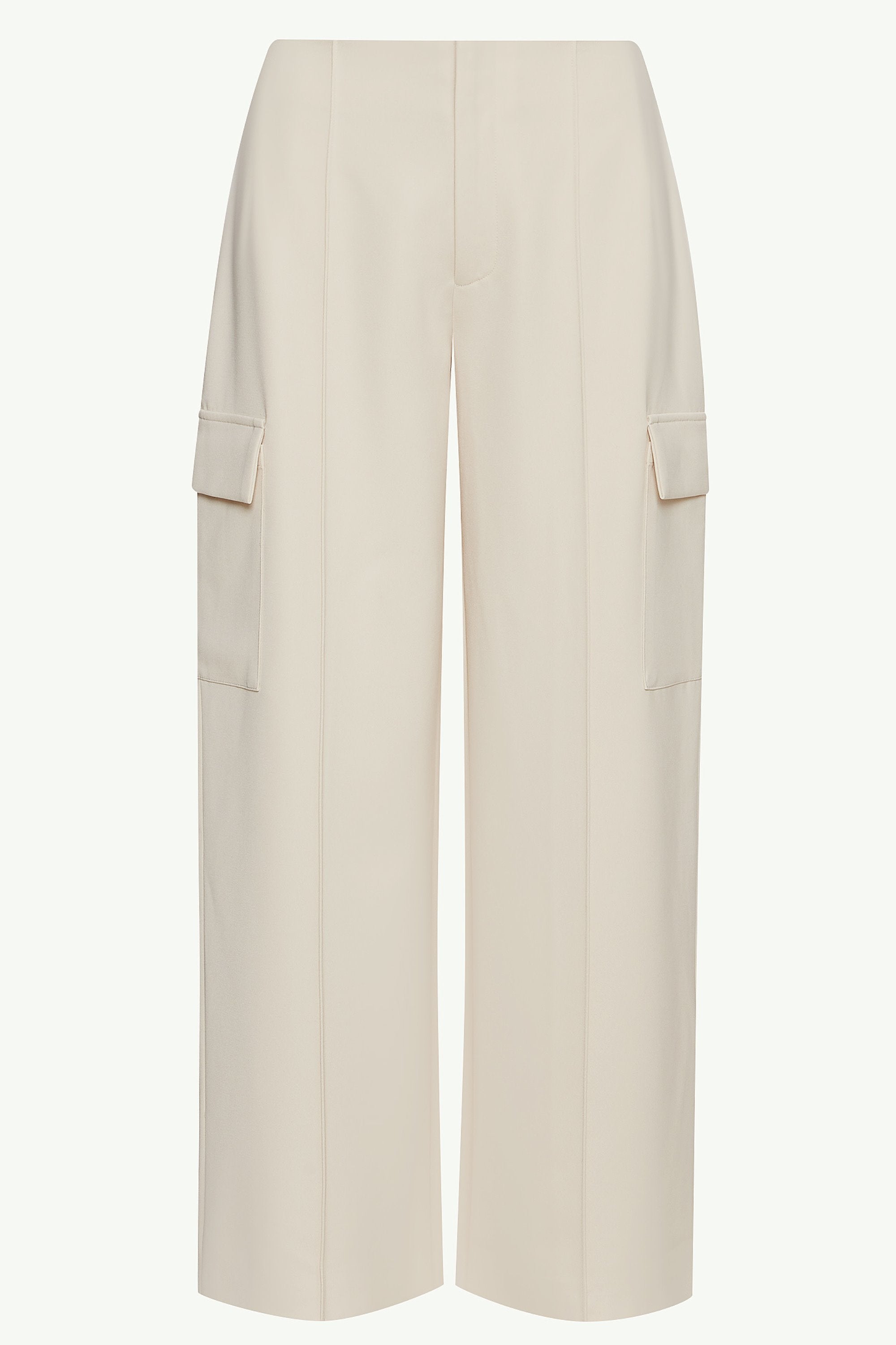 Rumer Wide Leg Cargo Pants - Off White Clothing Veiled