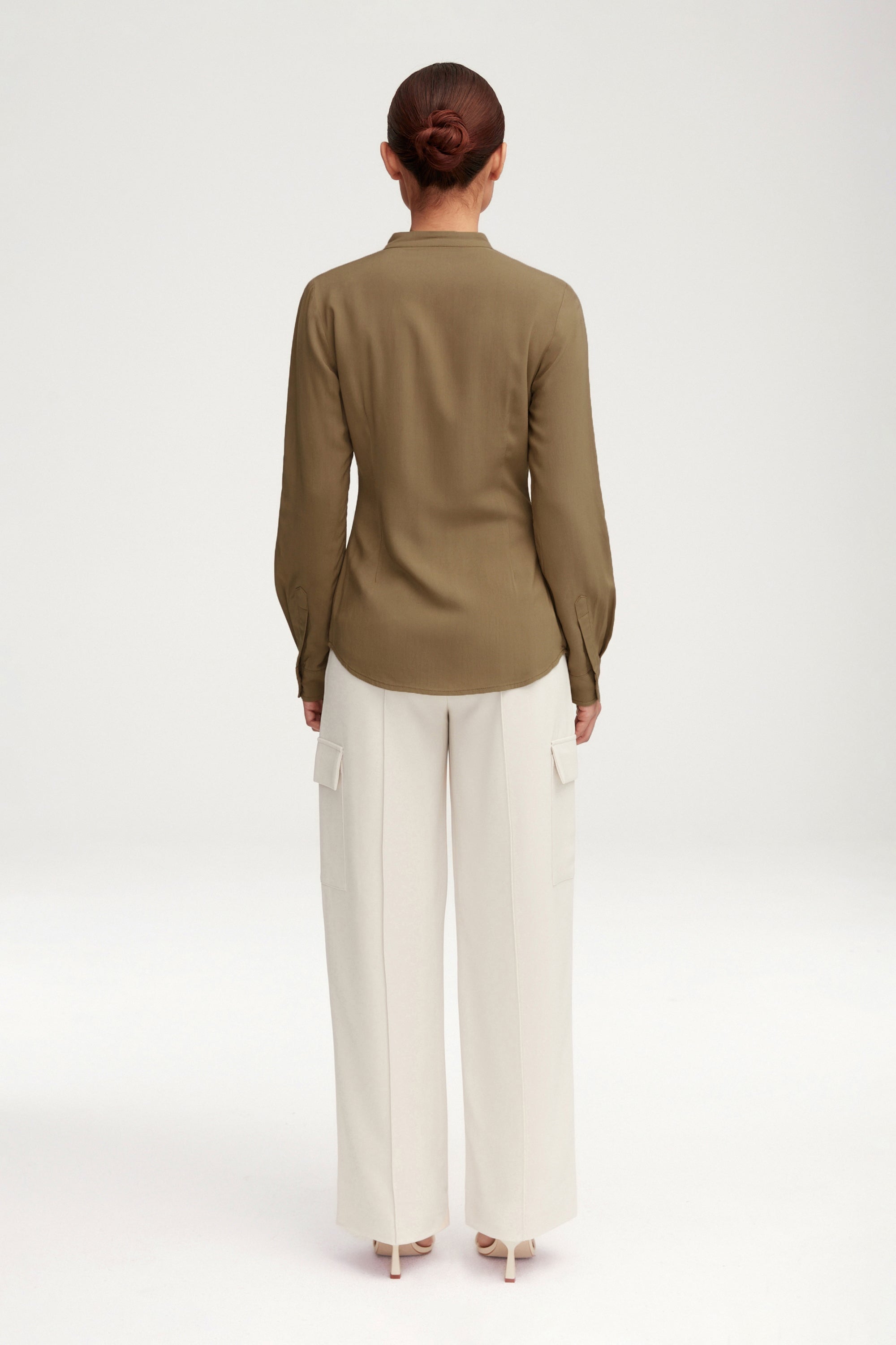 Rumer Wide Leg Cargo Pants - Off White Clothing Veiled