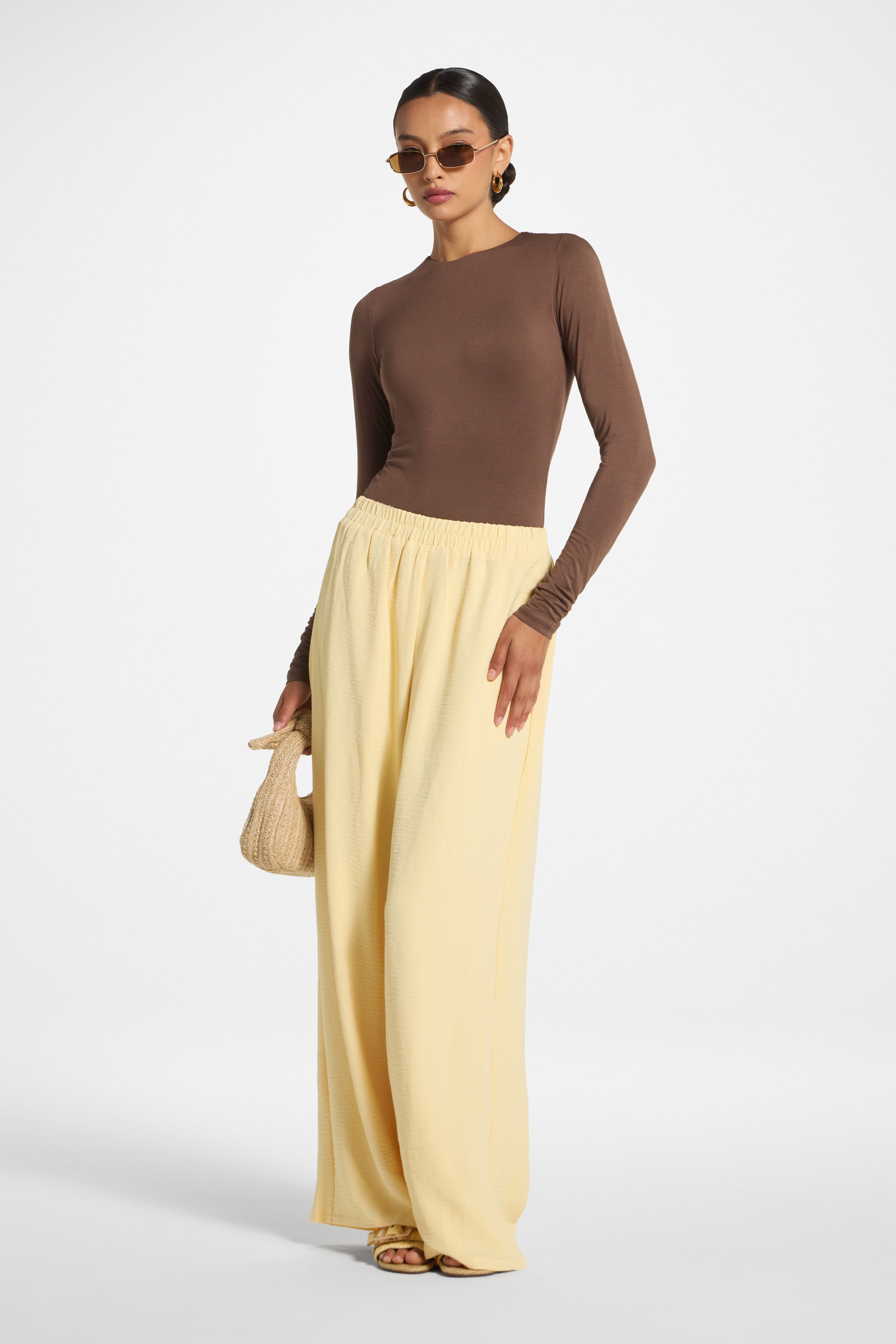 Safina Resort Pant - Butter Veiled