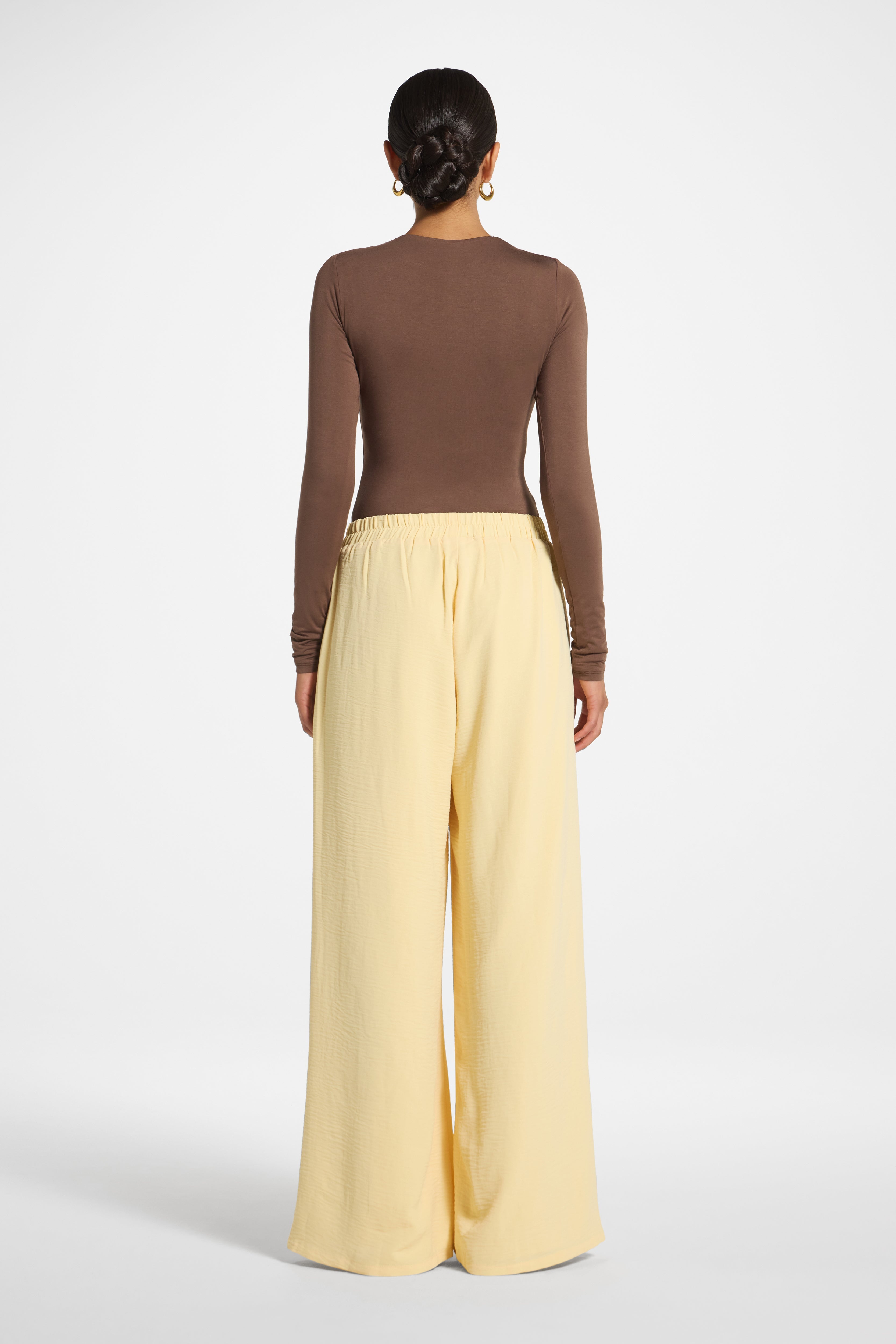 Safina Resort Pant - Butter Veiled