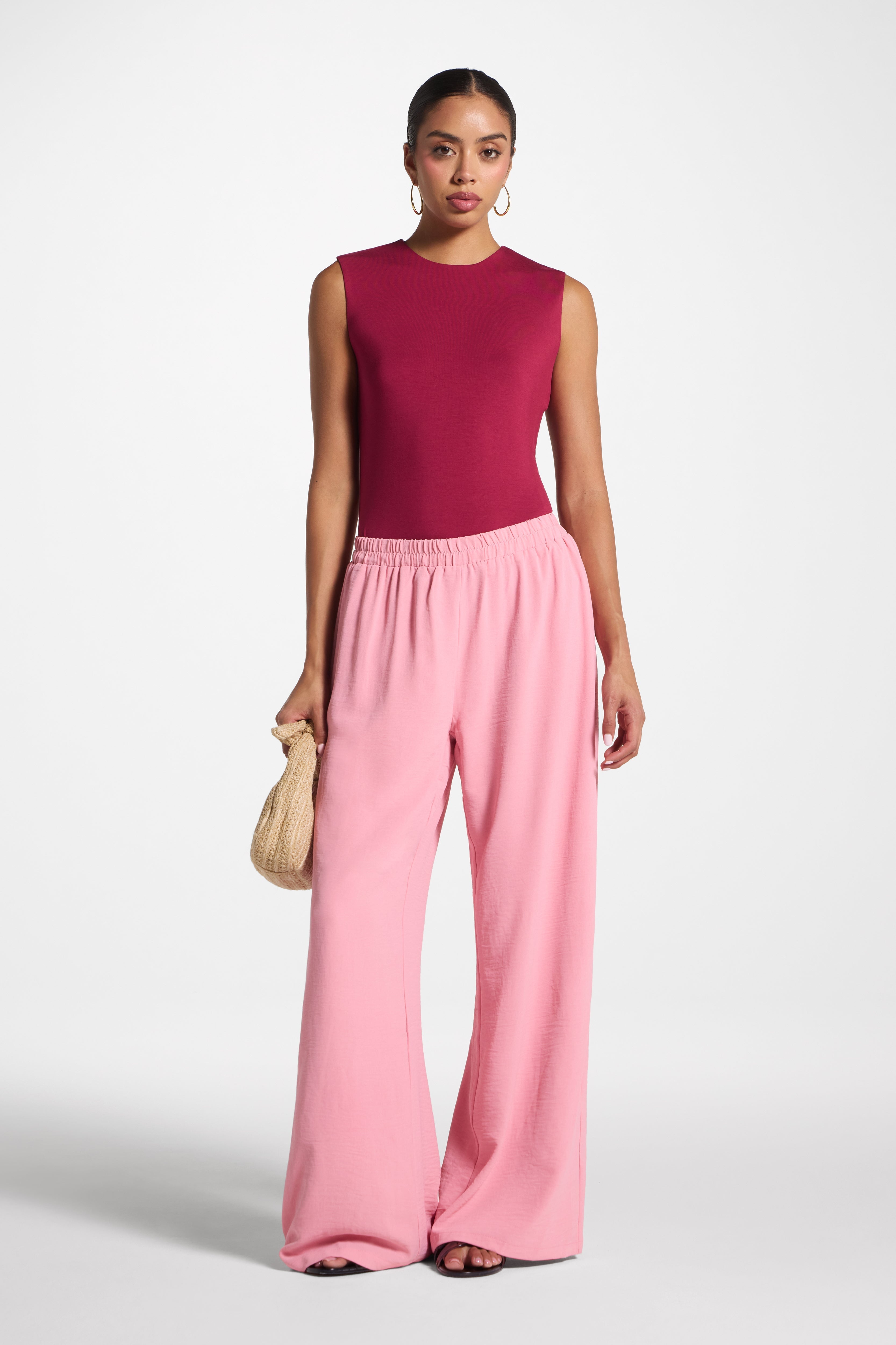 Safina Resort Pant - Just Pink Veiled