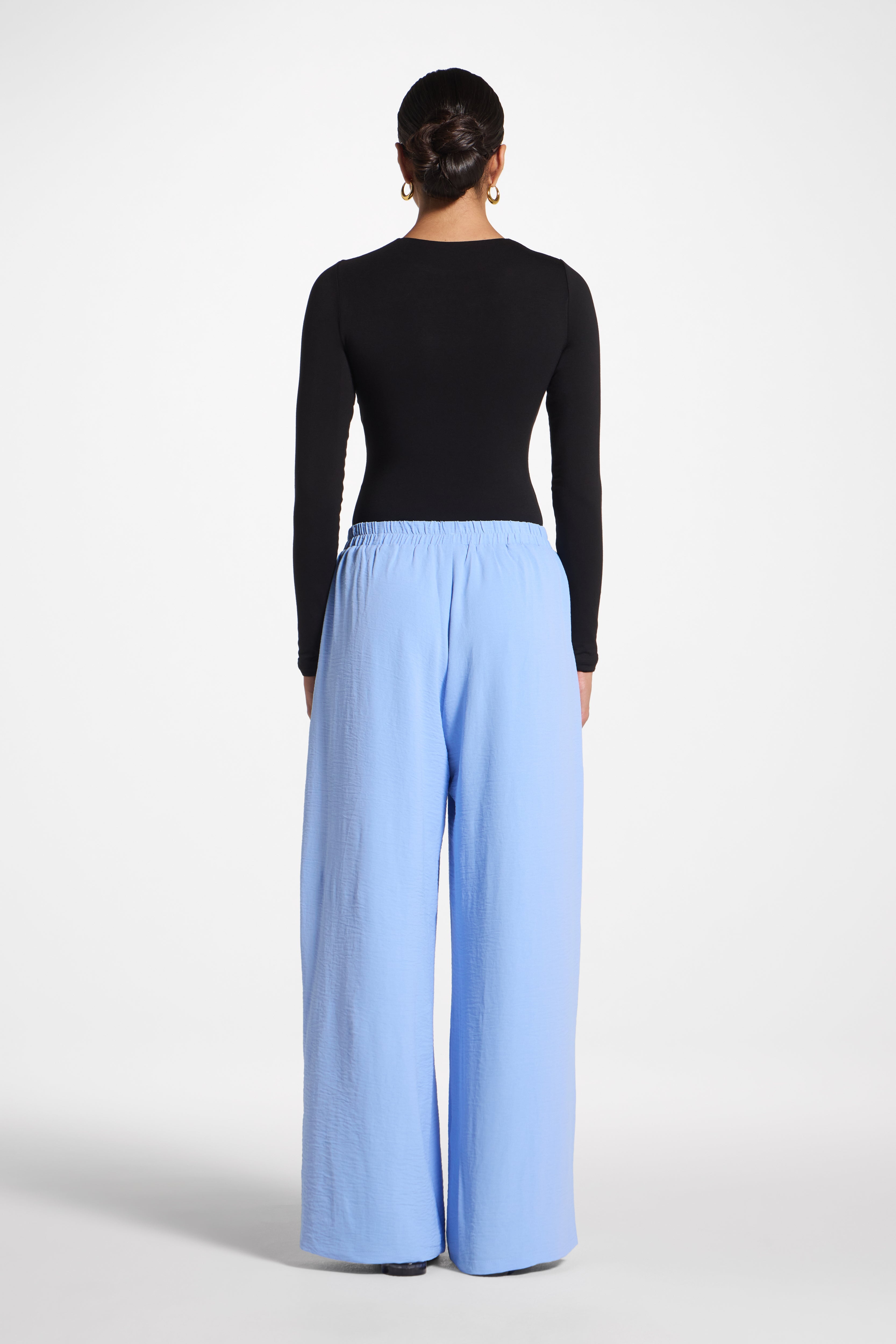 Safina Resort Pant - Riviera Blue Veiled