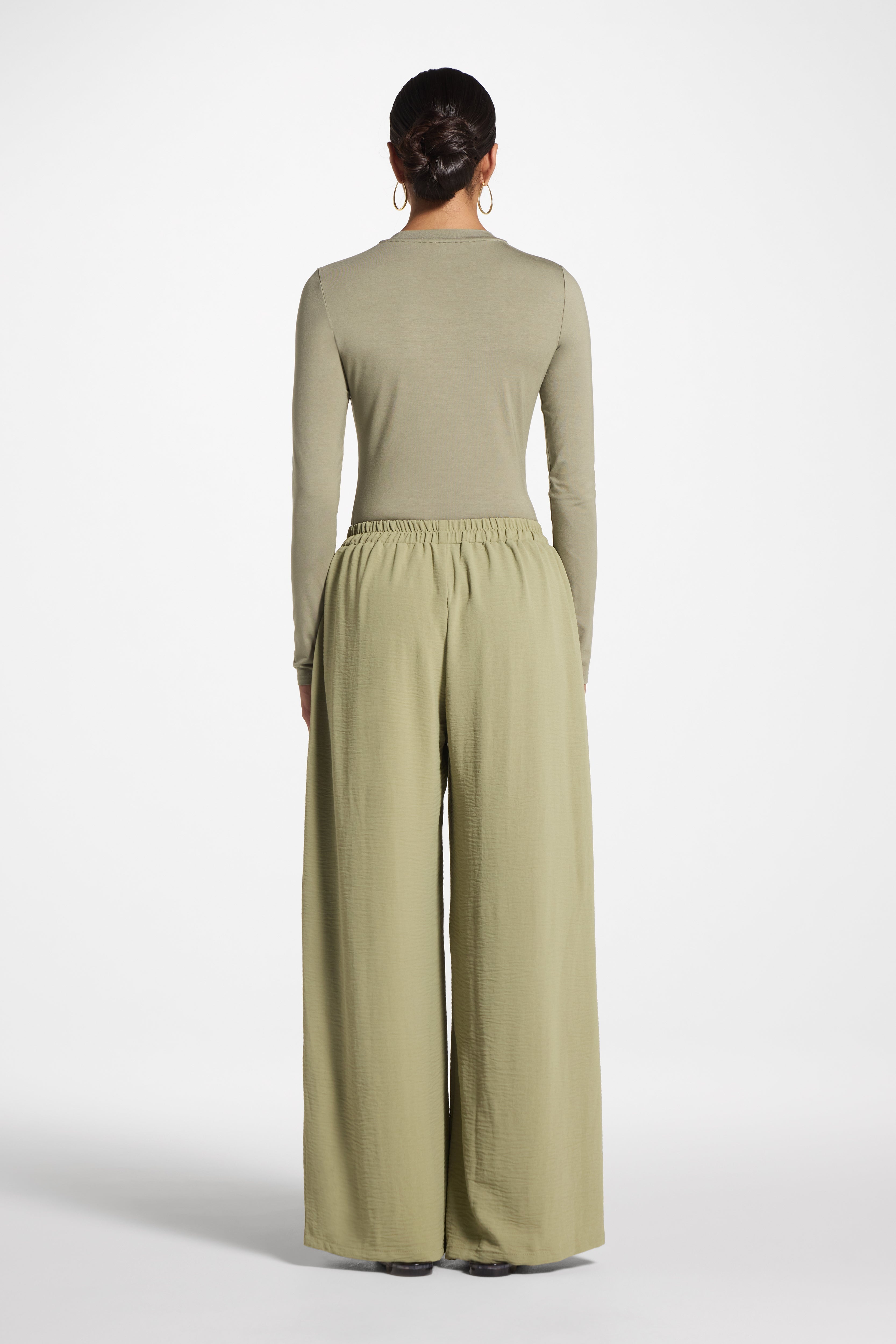Safina Resort Pant - Sage Veiled