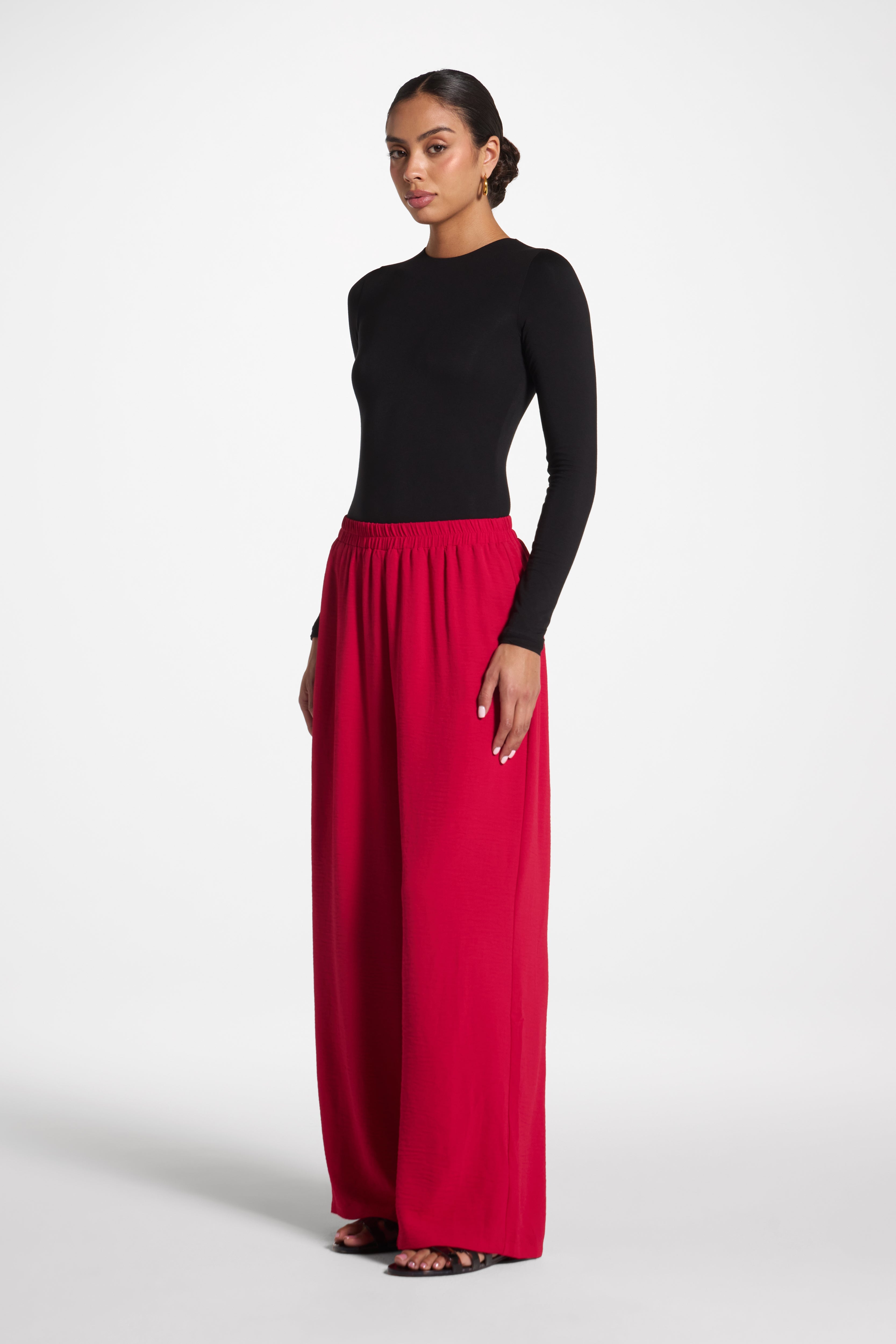 Safina Resort Pant - Strawberry Veiled