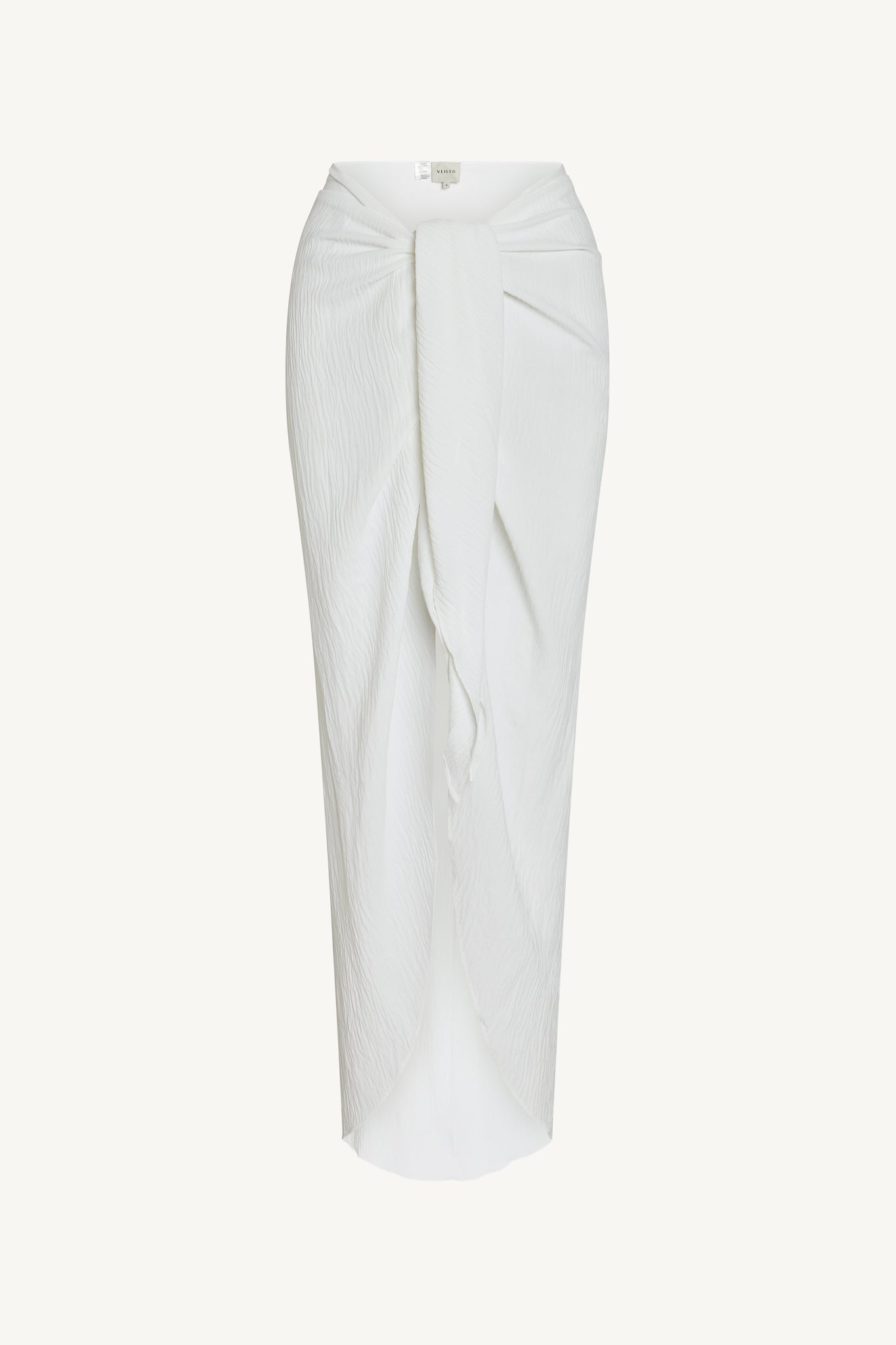 Safina Wrap Sarong & Pants Set - White Abayas Veiled