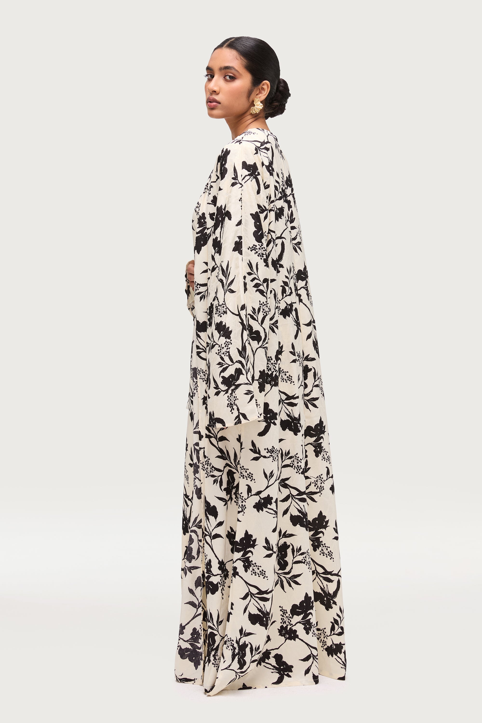 Sana Maxi Cardigan - Floral Print Dresses Veiled