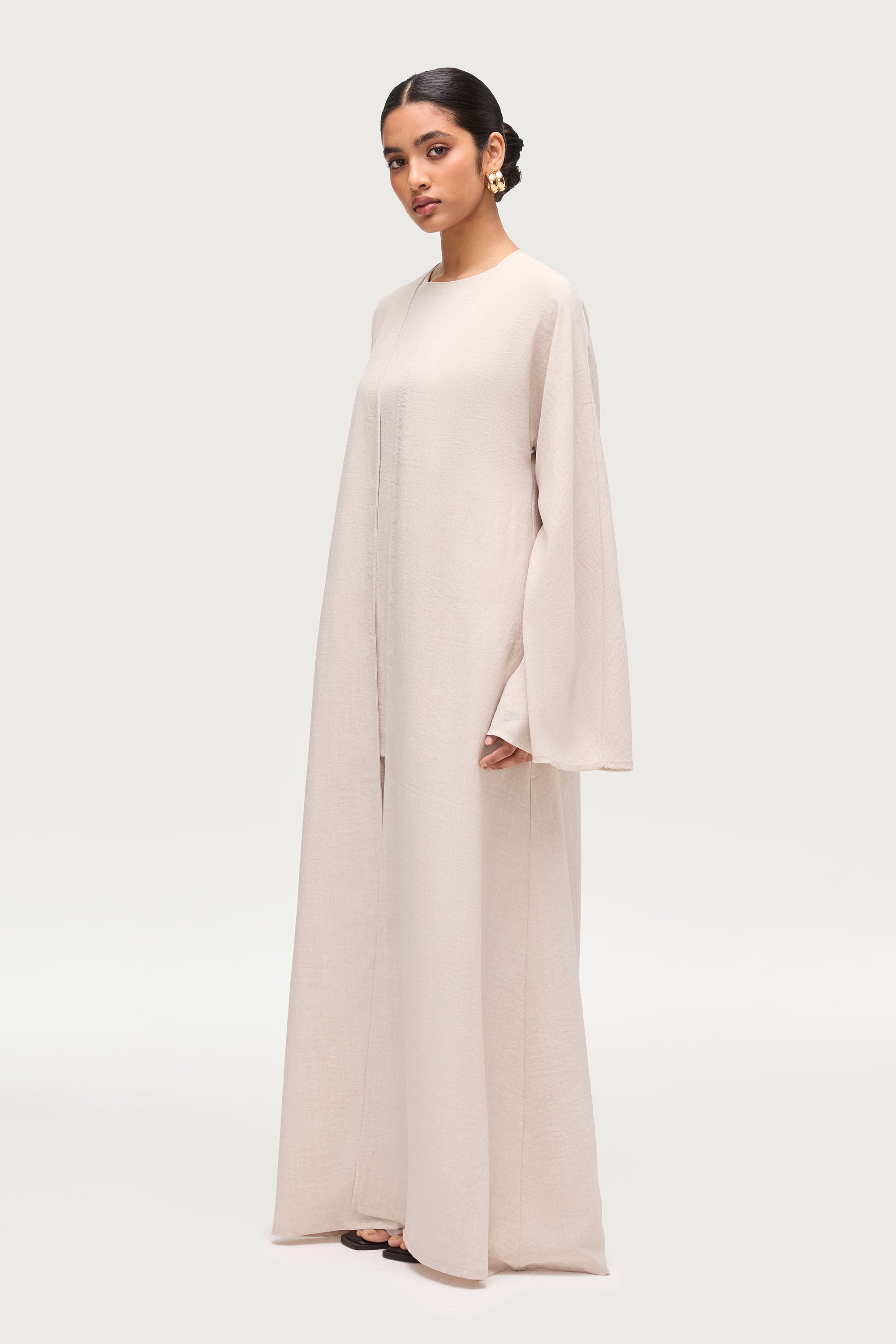 Sana Maxi Cardigan - Oatmeal Dresses Veiled