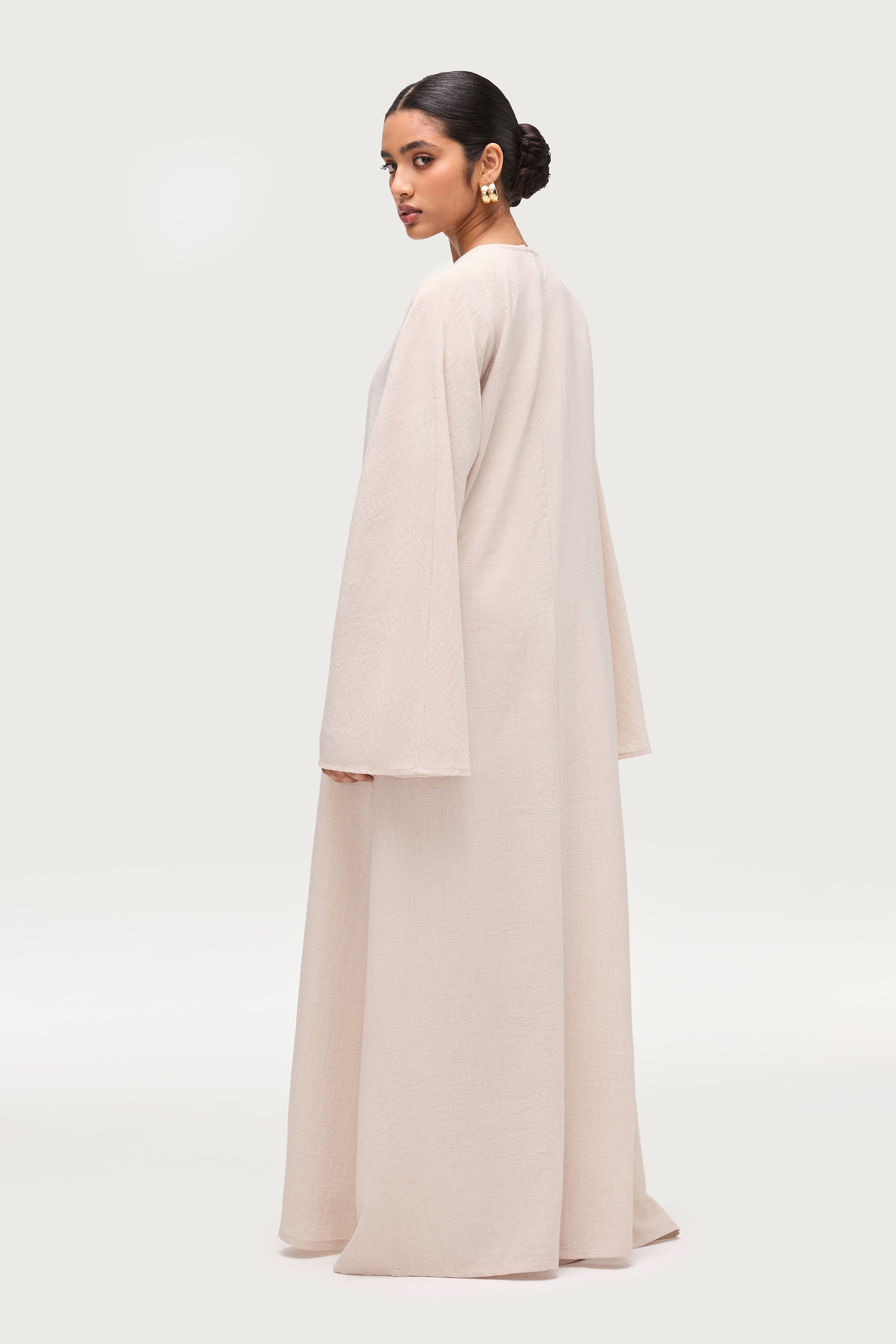 Sana Maxi Cardigan - Oatmeal Dresses Veiled