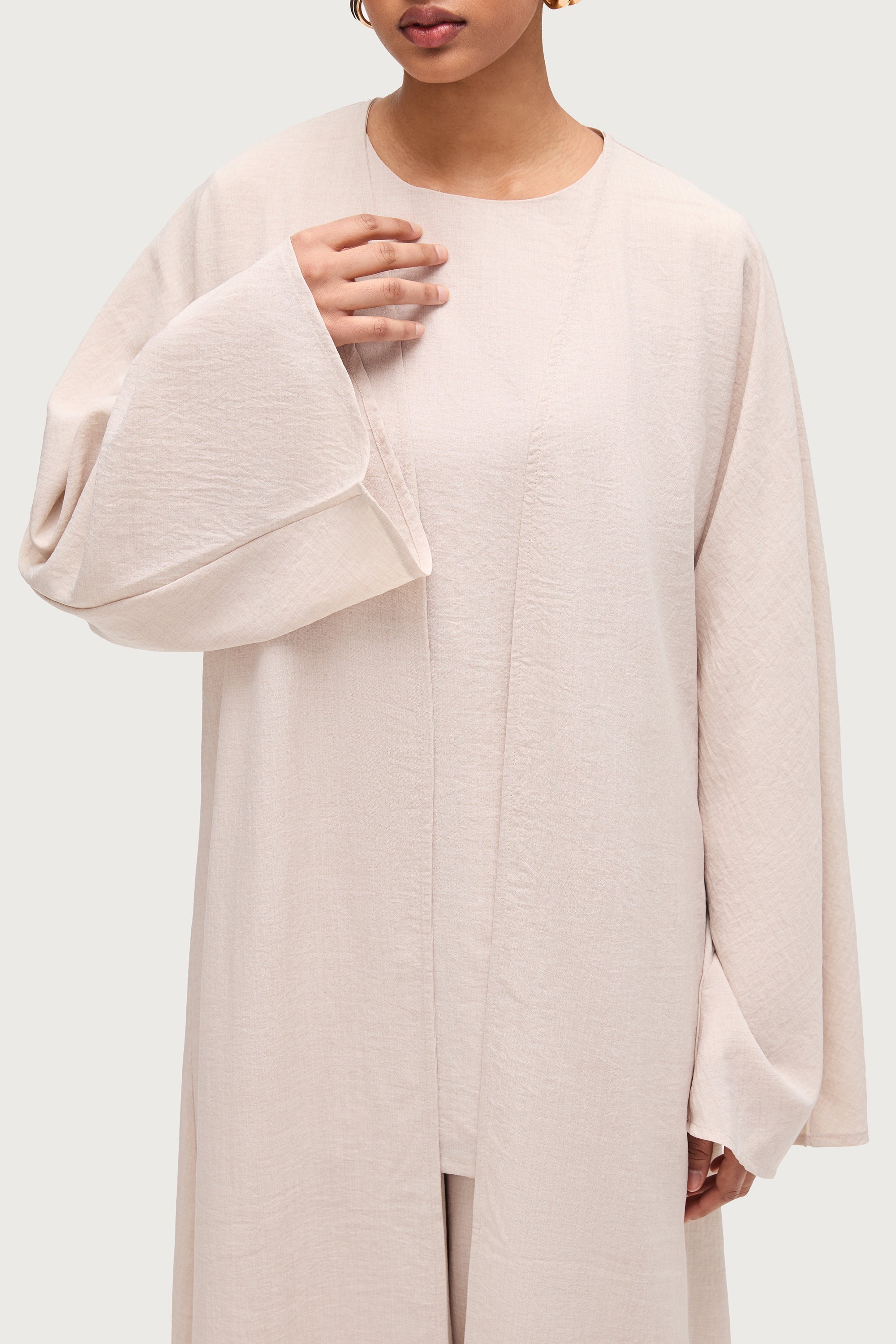 Sana Maxi Cardigan - Oatmeal Dresses Veiled