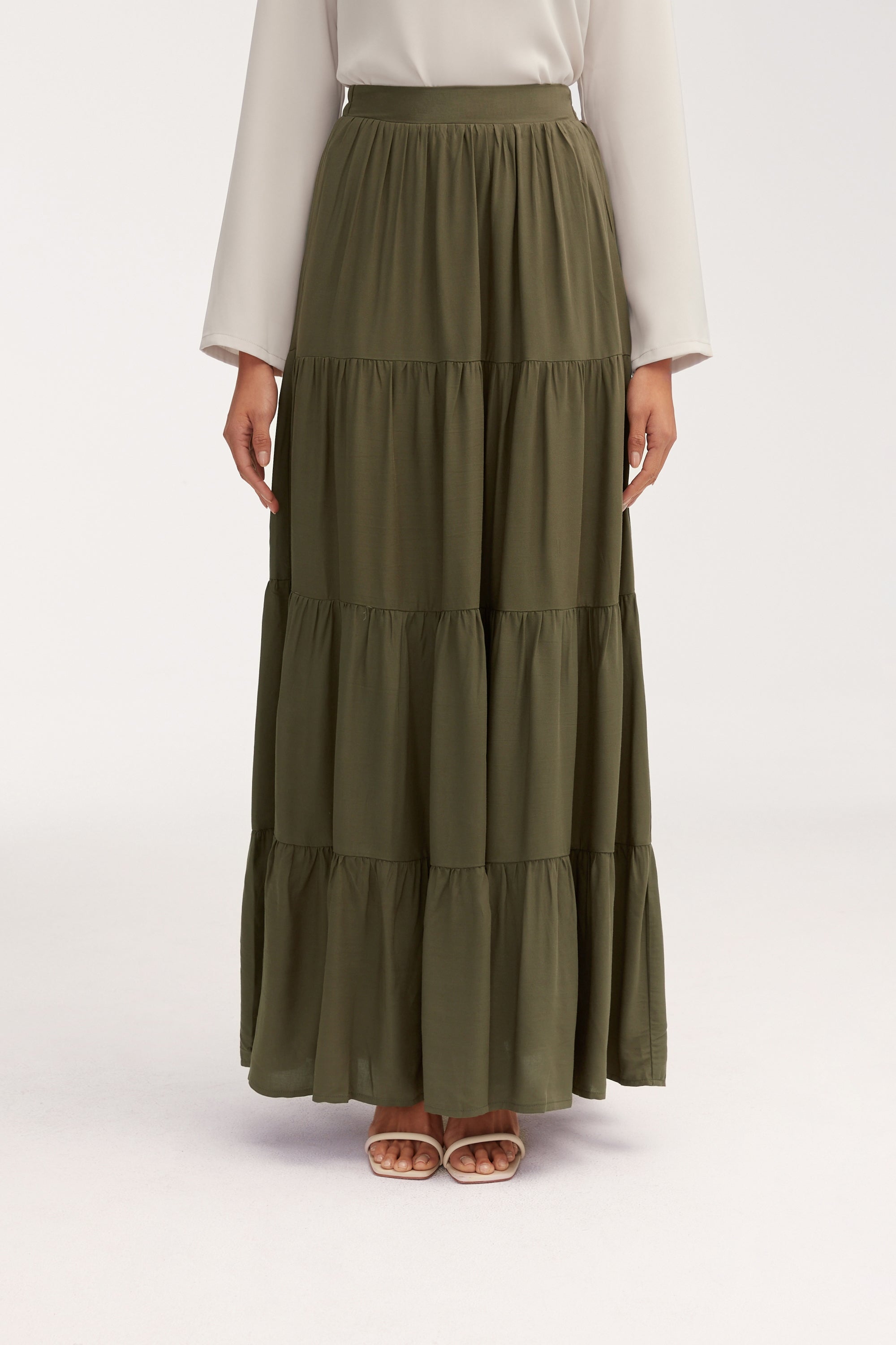 Sana Maxi Skirt - Dark Forest Clothing Veiled 