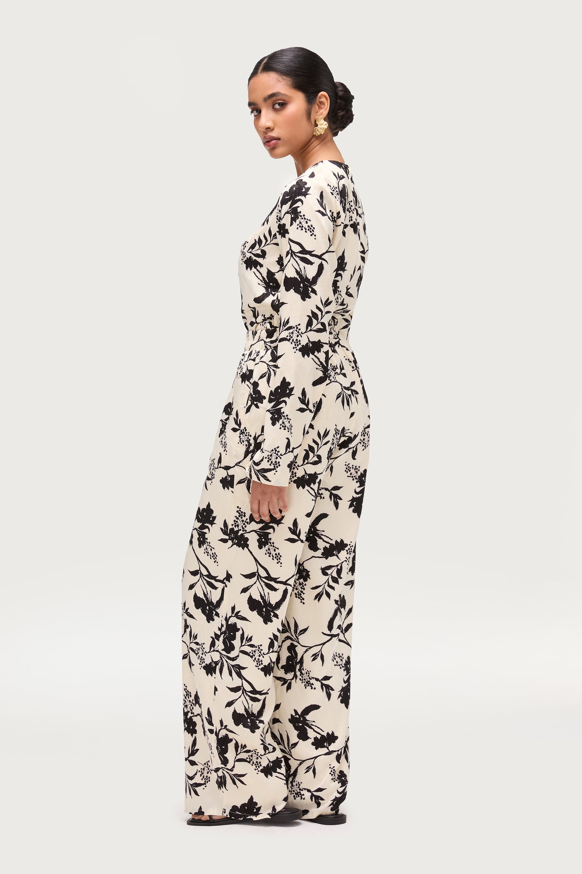 Sana Wide Leg Pants - Floral Print Dresses Veiled