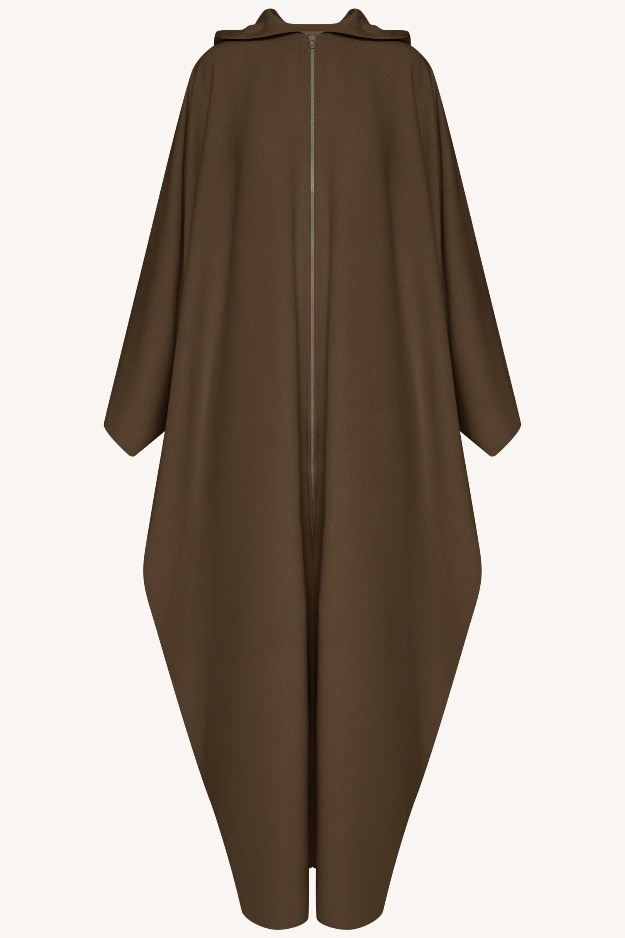 Saria Hooded Zip Front Kaftan Dress - Desert Palm Dresses Veiled