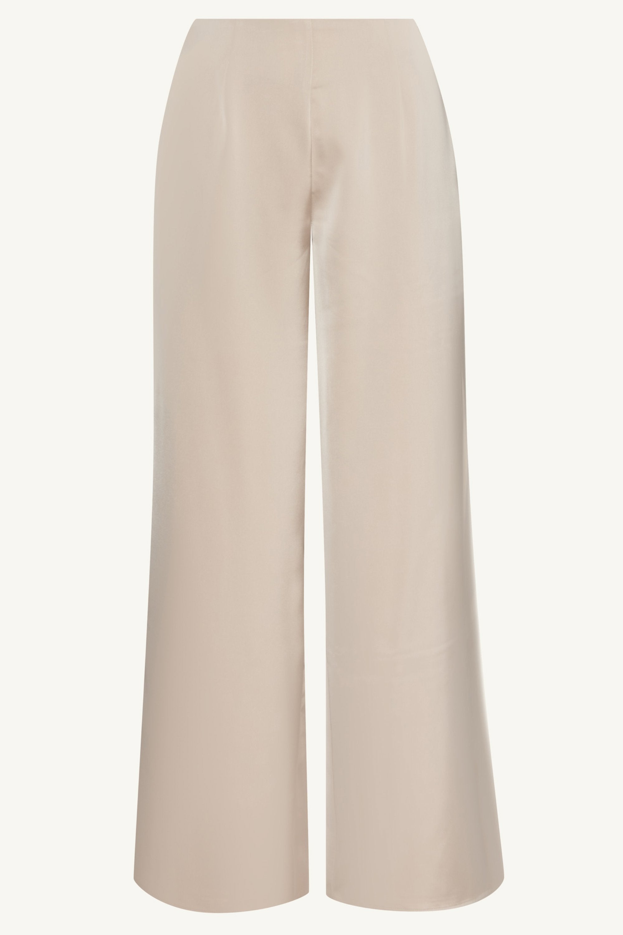 Satin Wide Leg Pants - Cloud Bottoms Veiled Collection