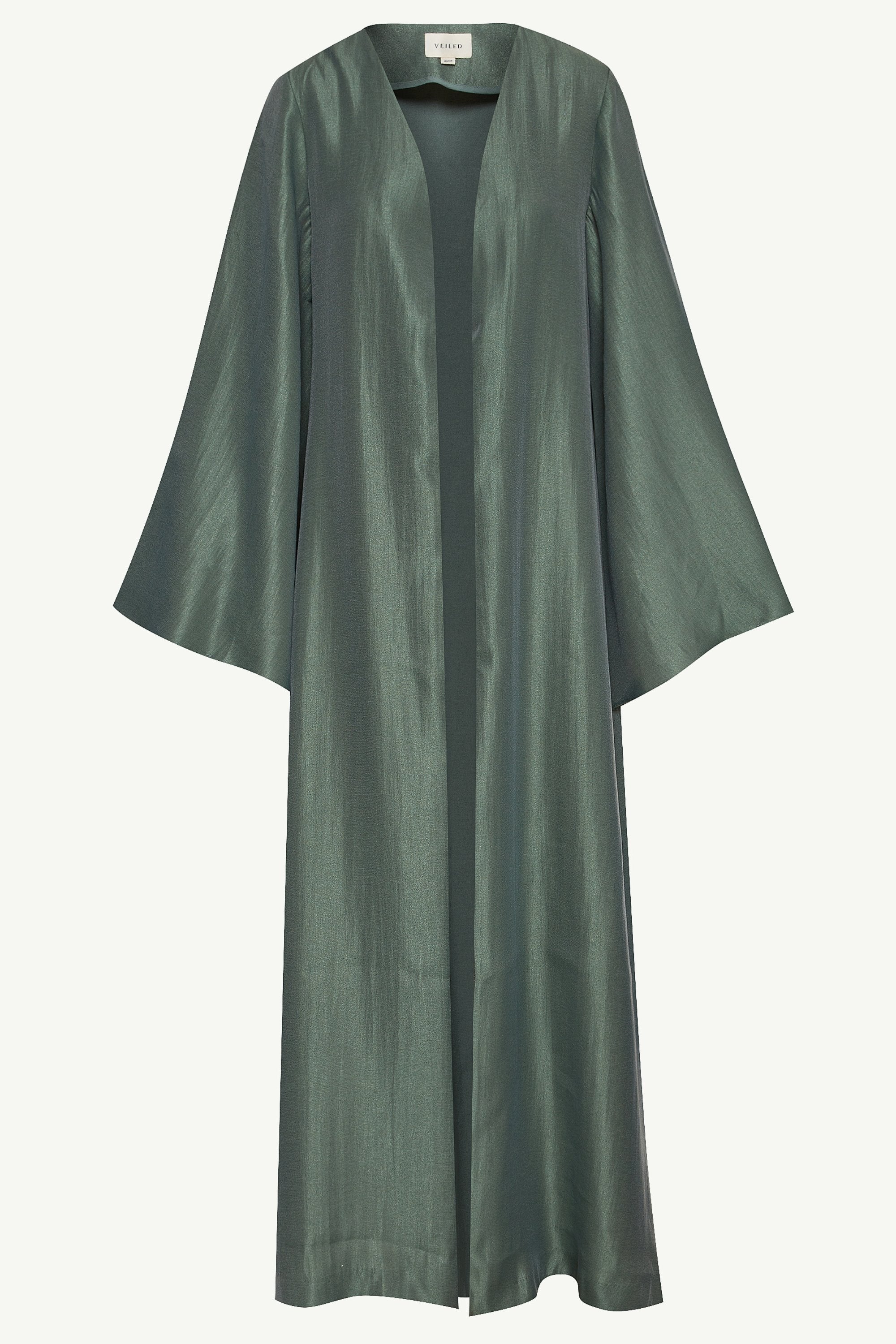 Seema Flare Sleeve Open Abaya - Dark Forest Clothing epschoolboard 