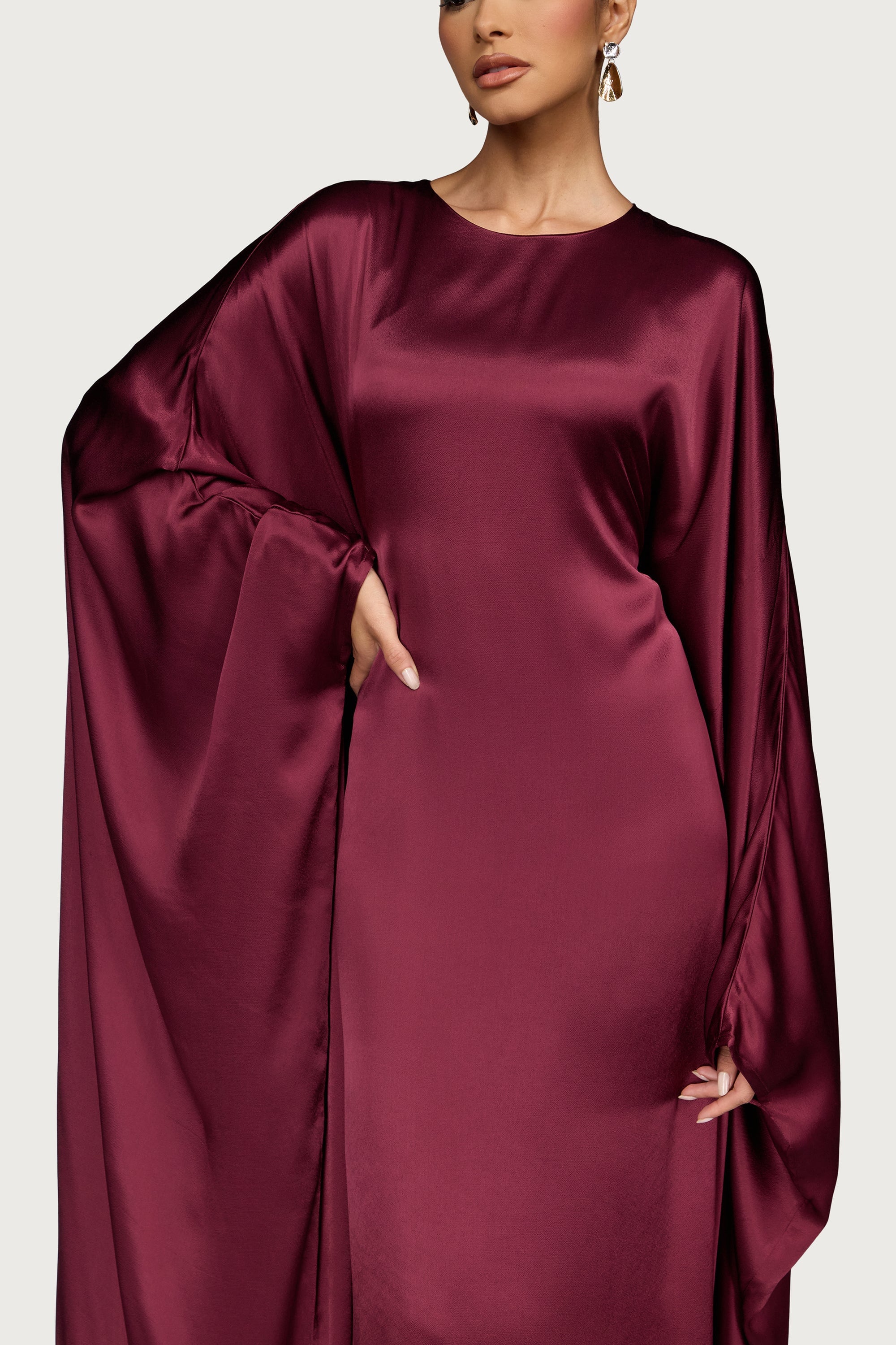 Selene Silk Butterfly Maxi Dress - Karaz Dresses Veiled