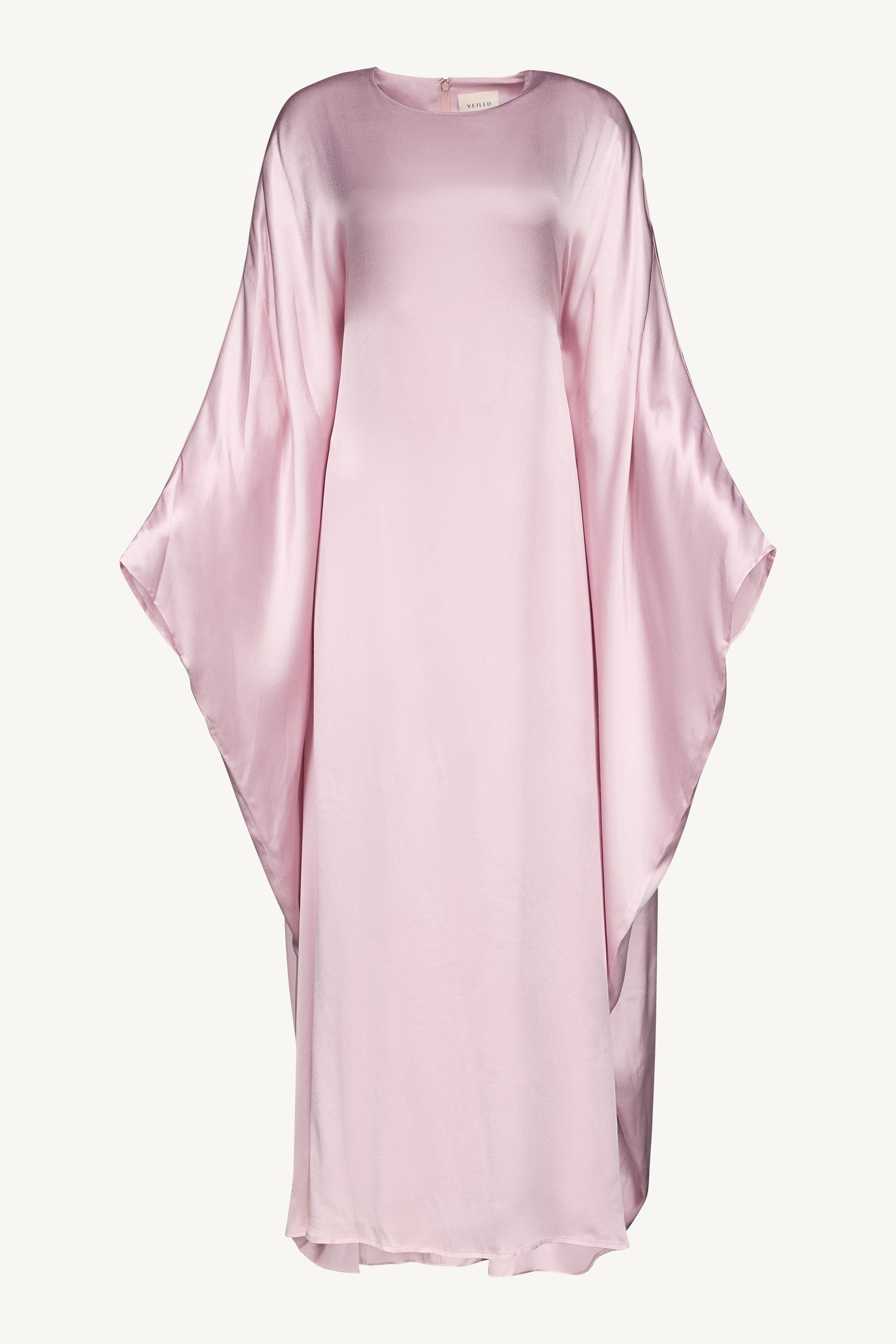 Selene Silk Butterfly Maxi Dress - Pastel Pink Dresses Veiled