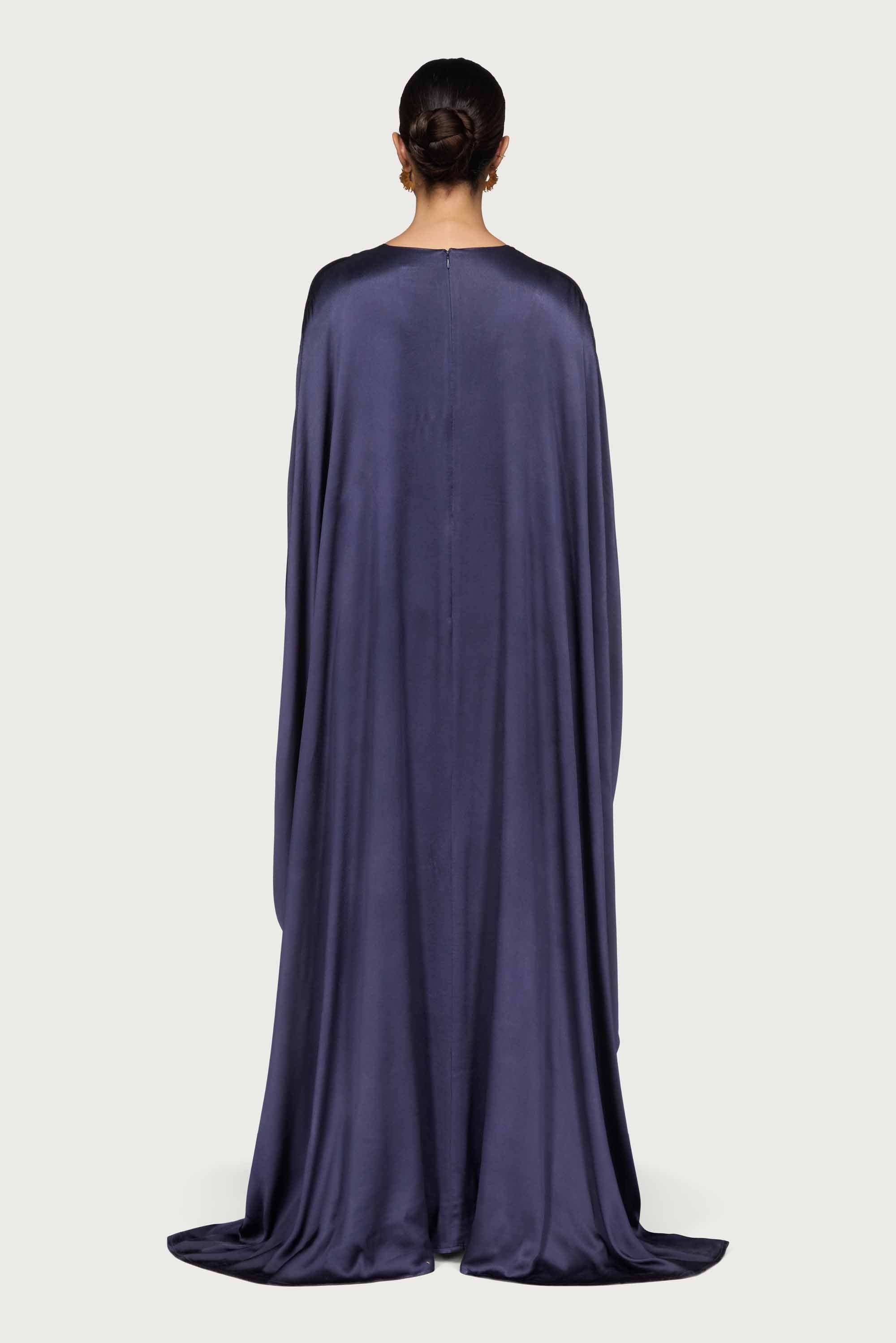 Selene Silk Butterfly Maxi Dress - Twilight Dresses Veiled