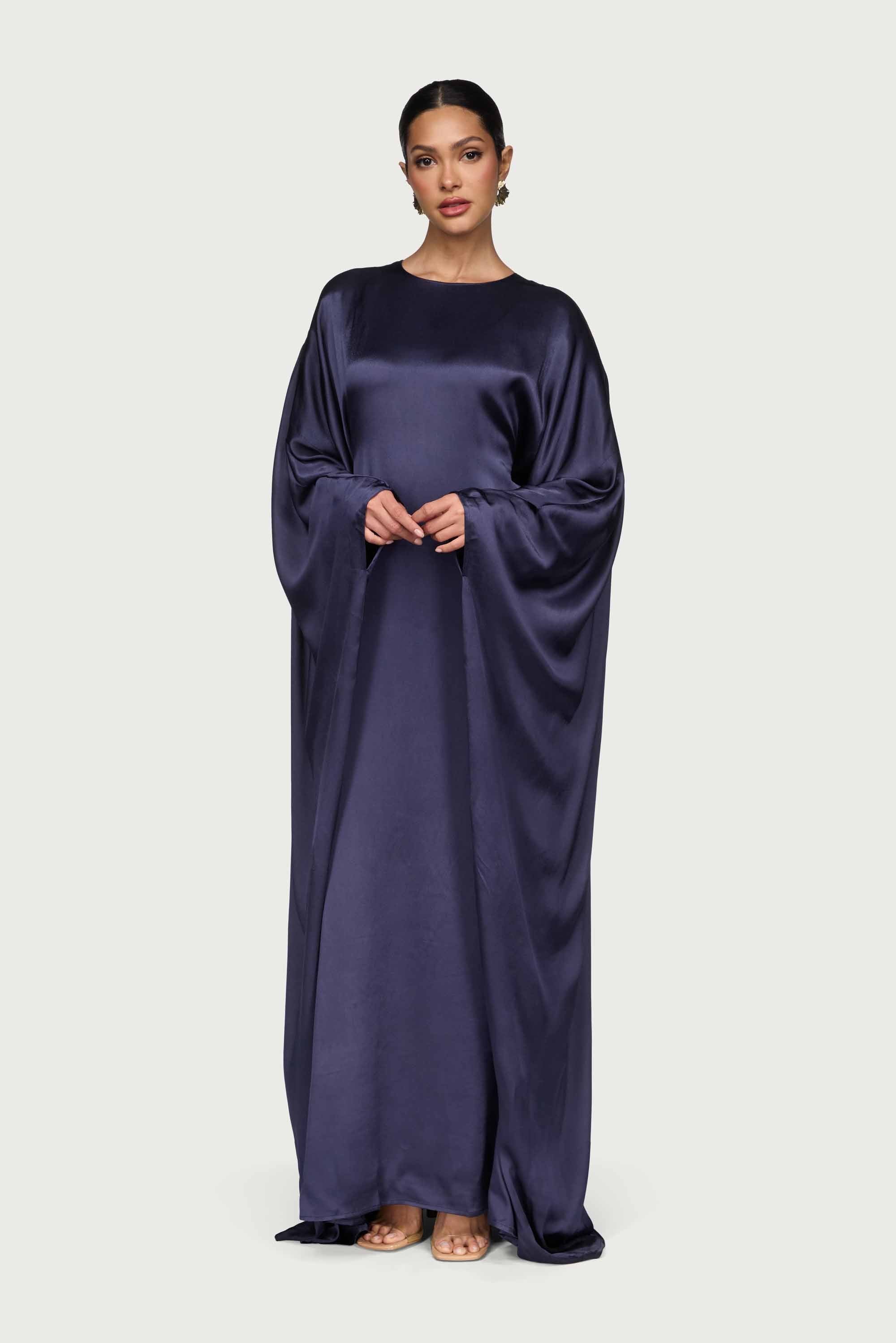 Selene Silk Butterfly Maxi Dress - Twilight Dresses Veiled