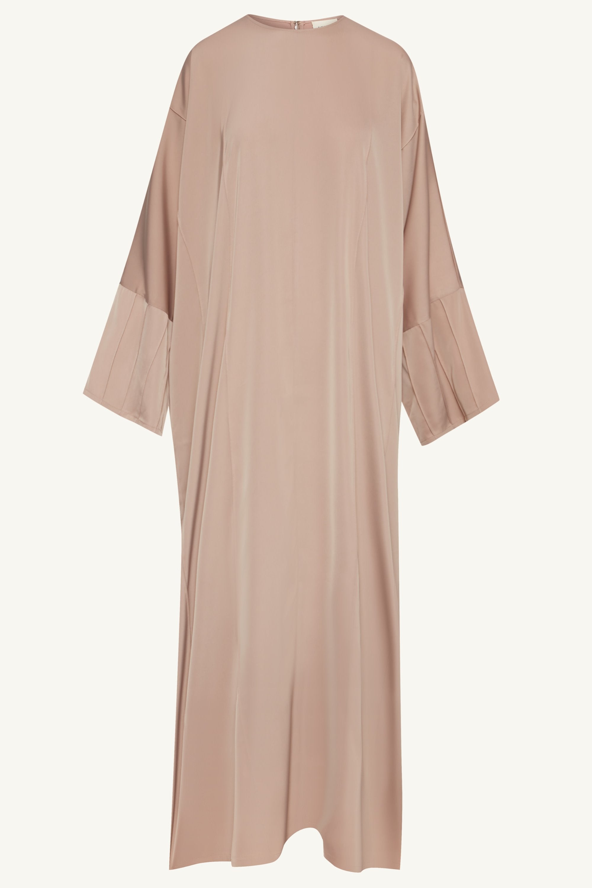 Sidrah Satin Kaftan - Creme Caramel Clothing Veiled