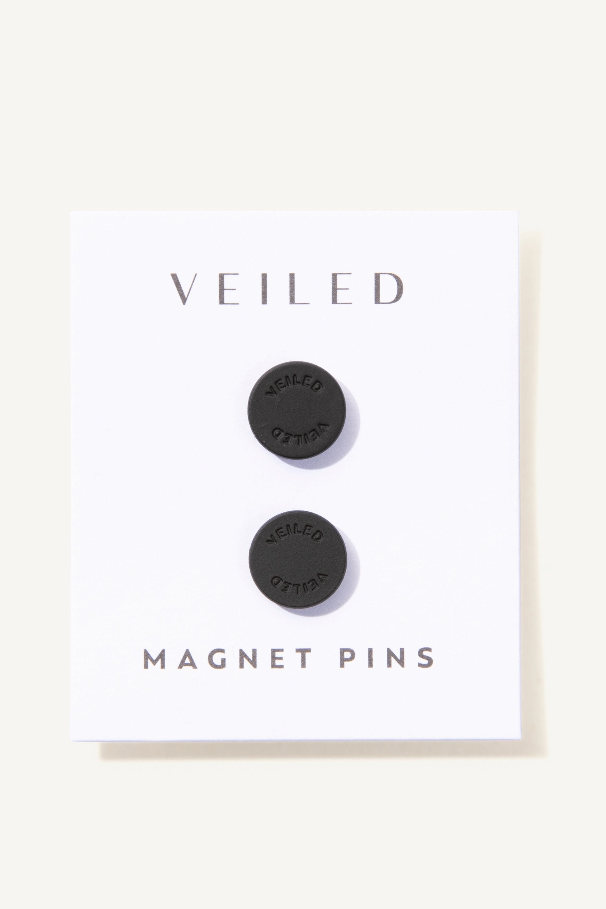 Signature Magnet Pins - Black Veiled