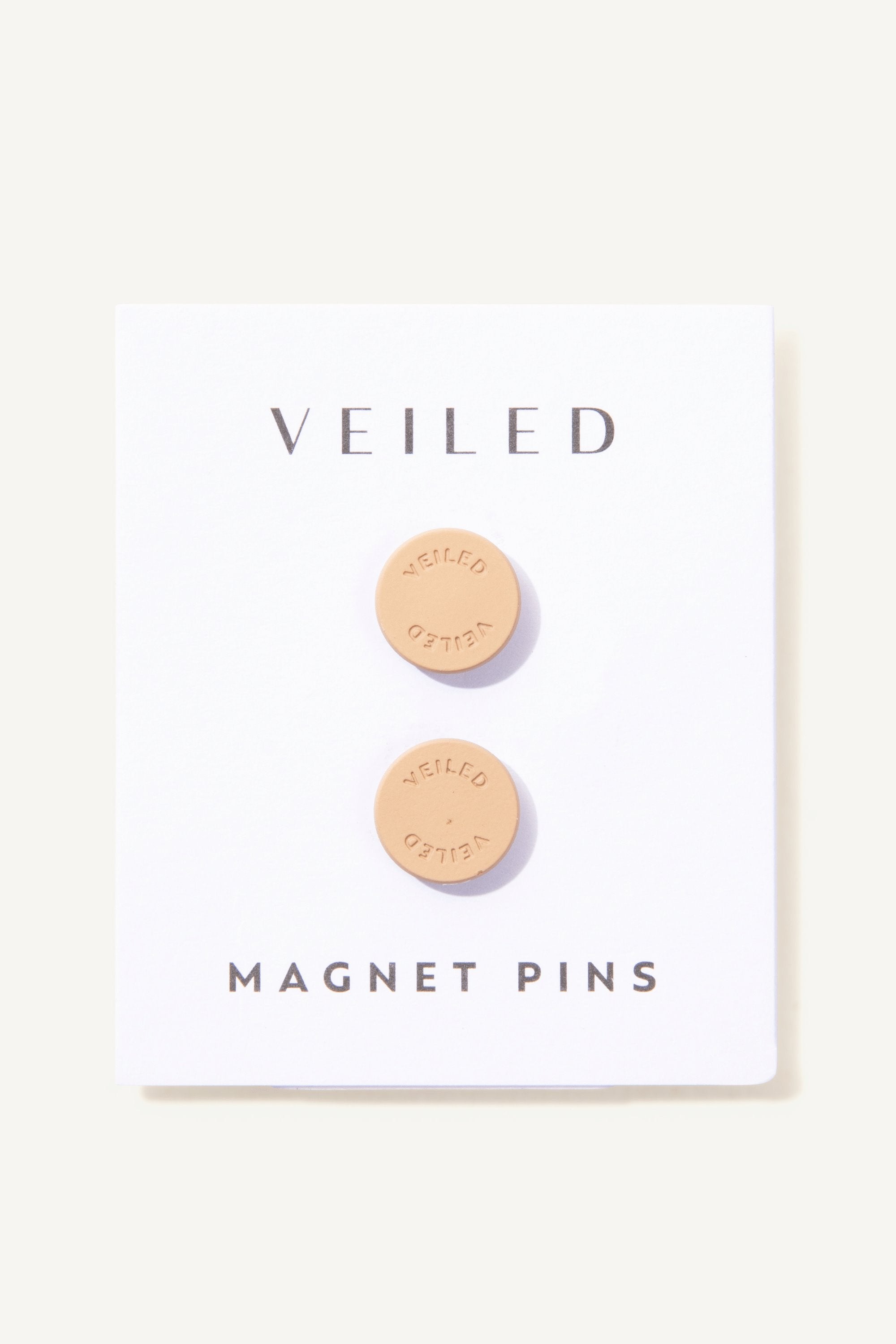 Signature Magnet Pins - Natural Veiled