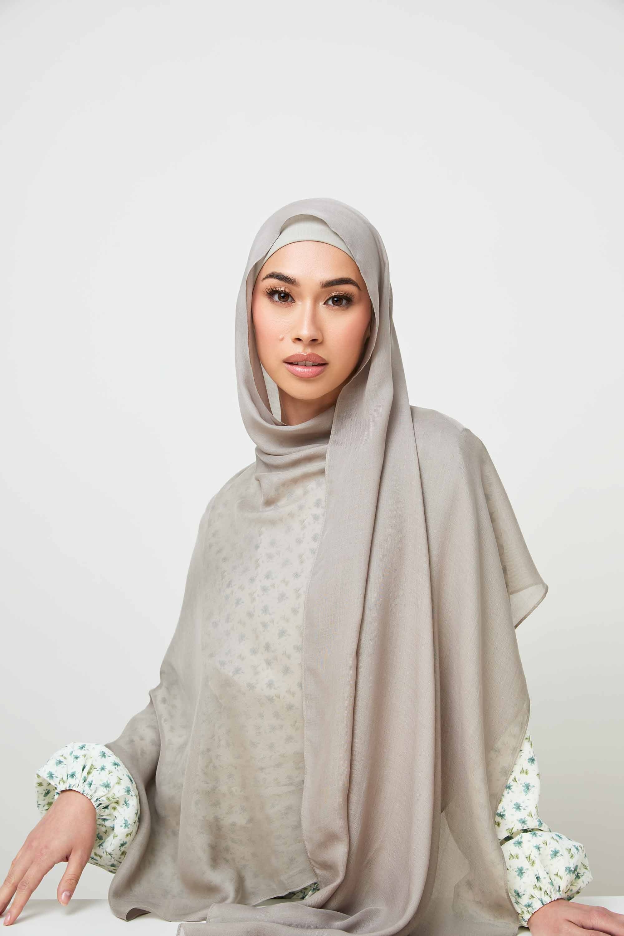 Signature Modal Hijab - Dried Sage Veiled