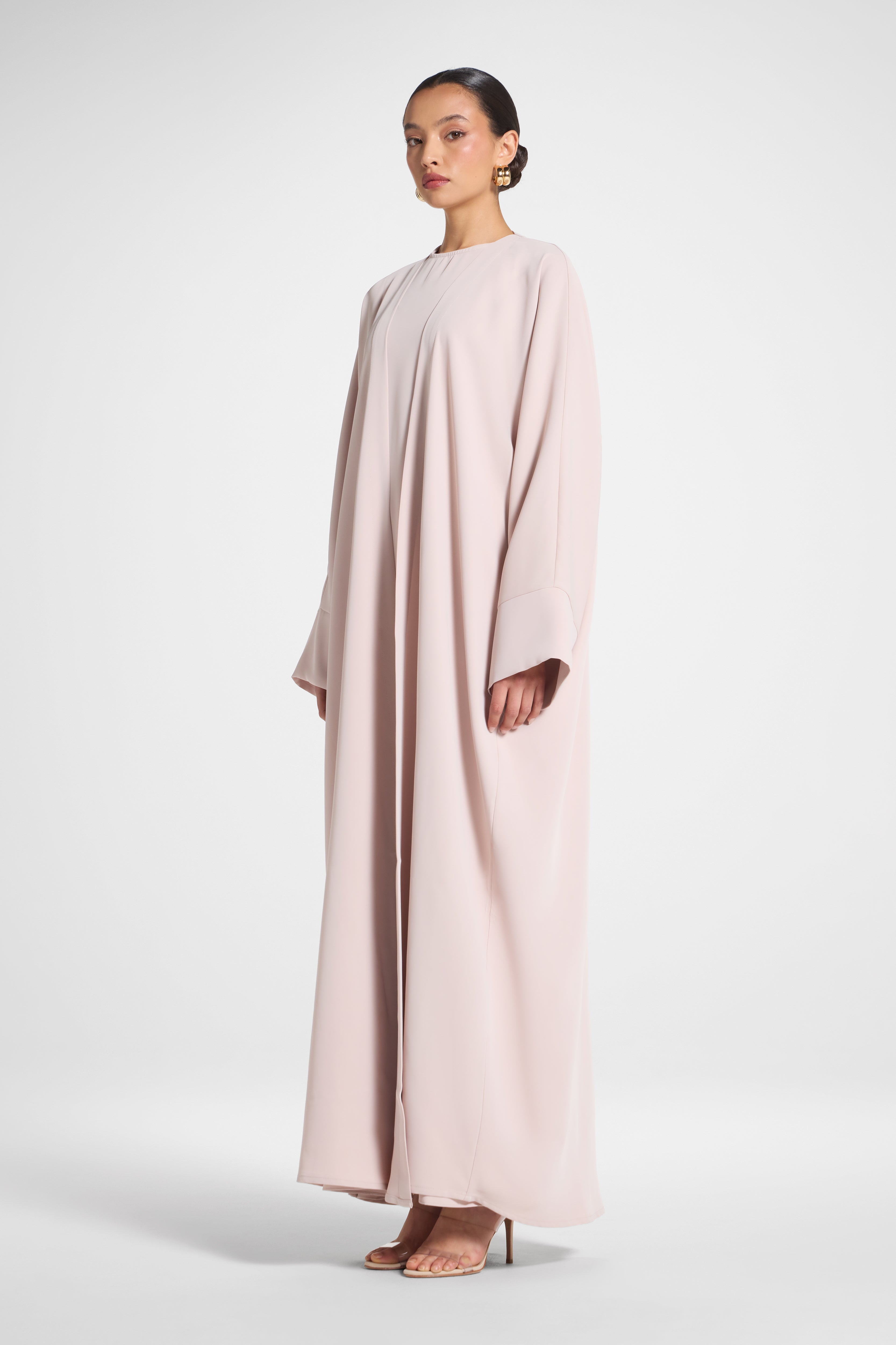 Signature Open Abaya - Mink Abayas Veiled