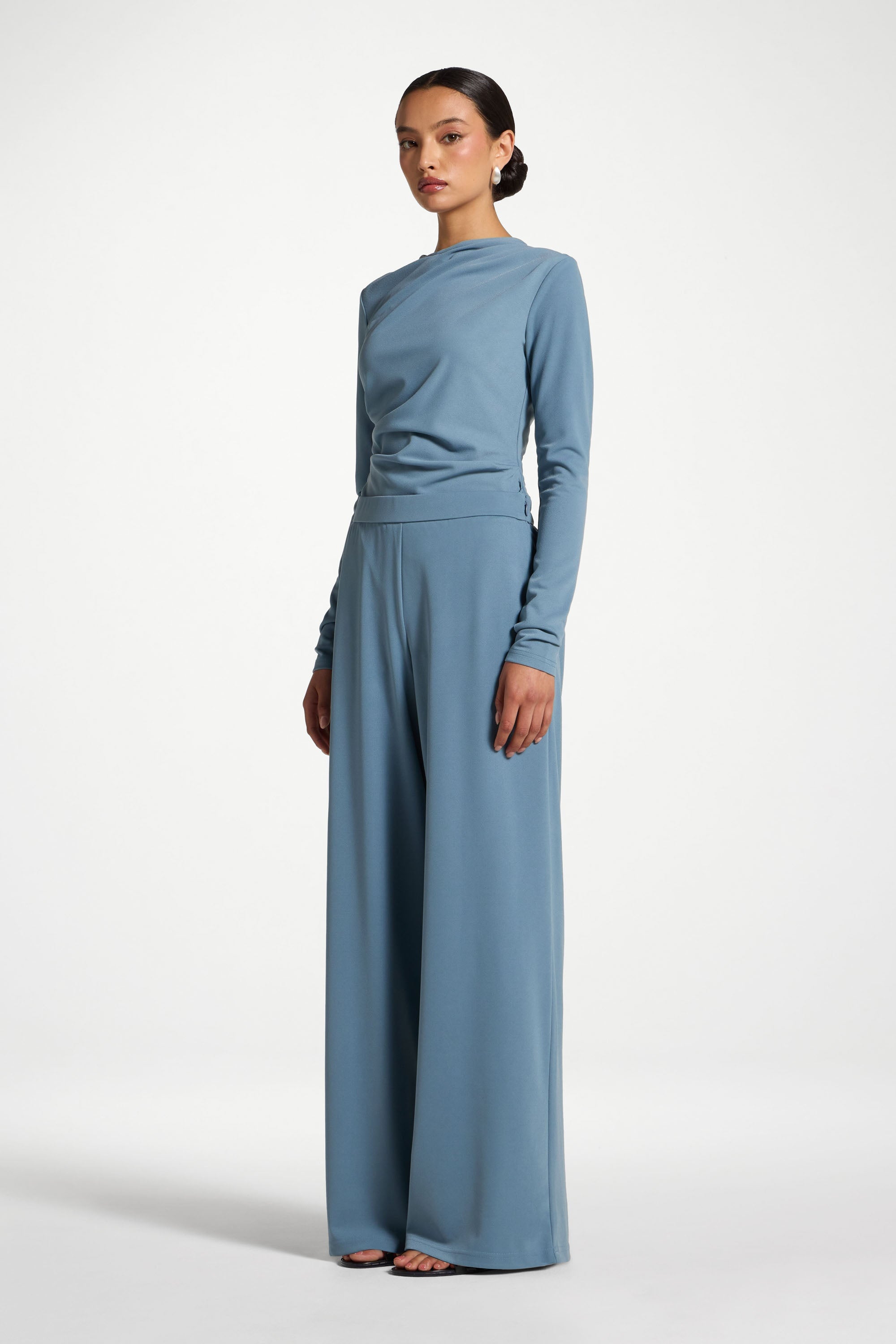 Signature Stretch Pants - Sky Pants Veiled