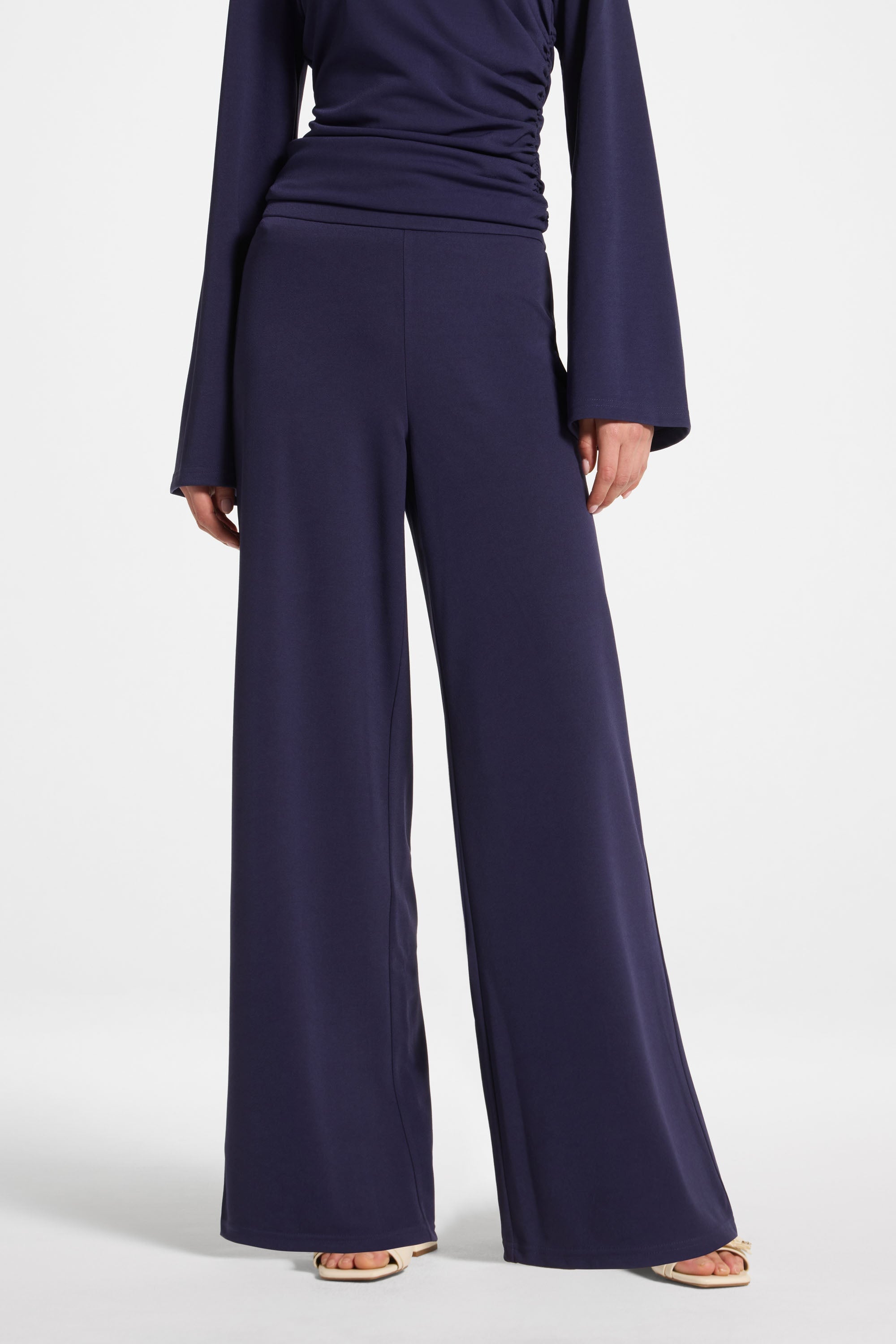 Signature Stretch Wide Leg Pants - Future Dusk Abayas Veiled