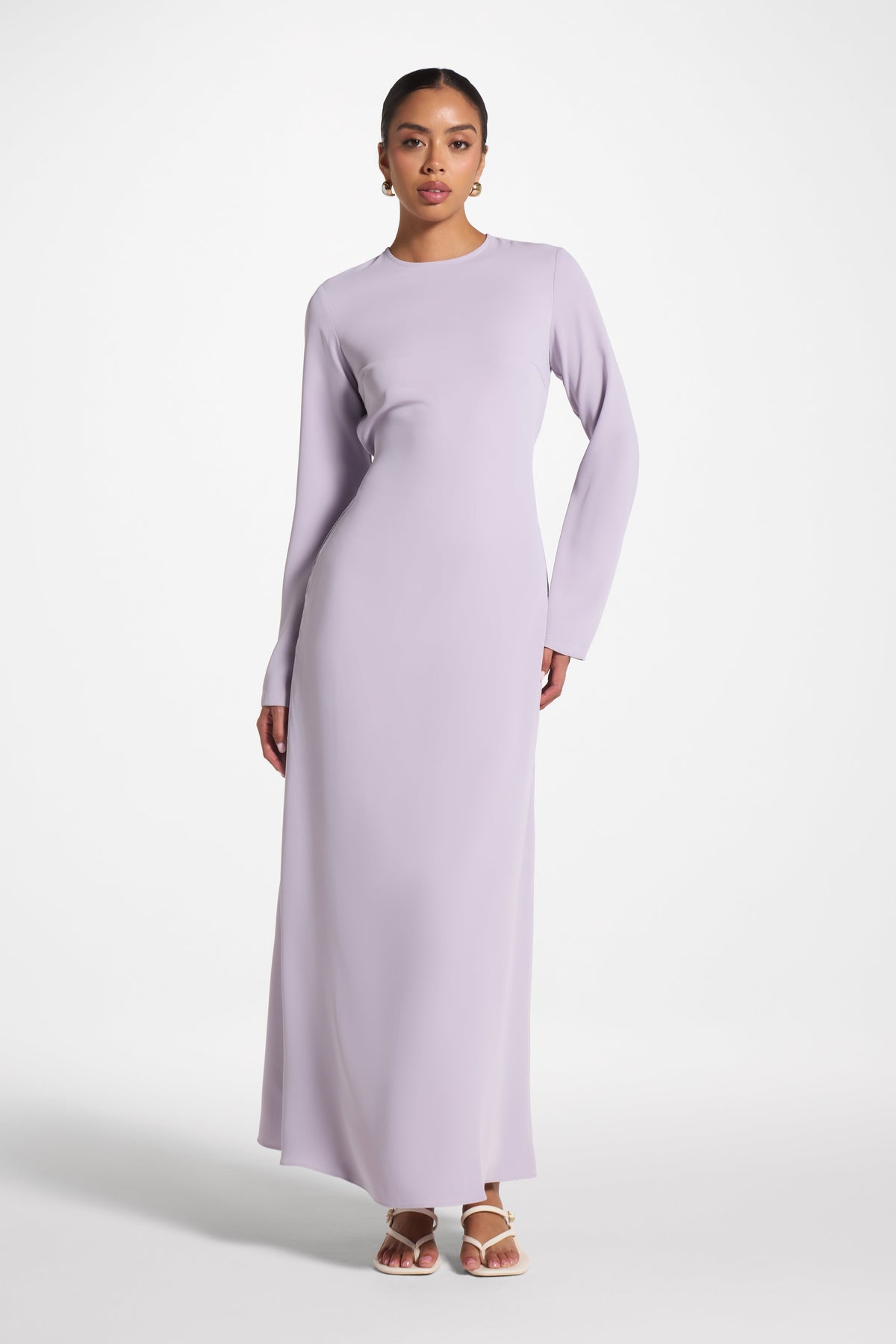 lilac maxi dress formal Signature Tie Back Its also lined for Colors:Taupe Greek Salad Dressing Recipe Large Lady Doll Clothing