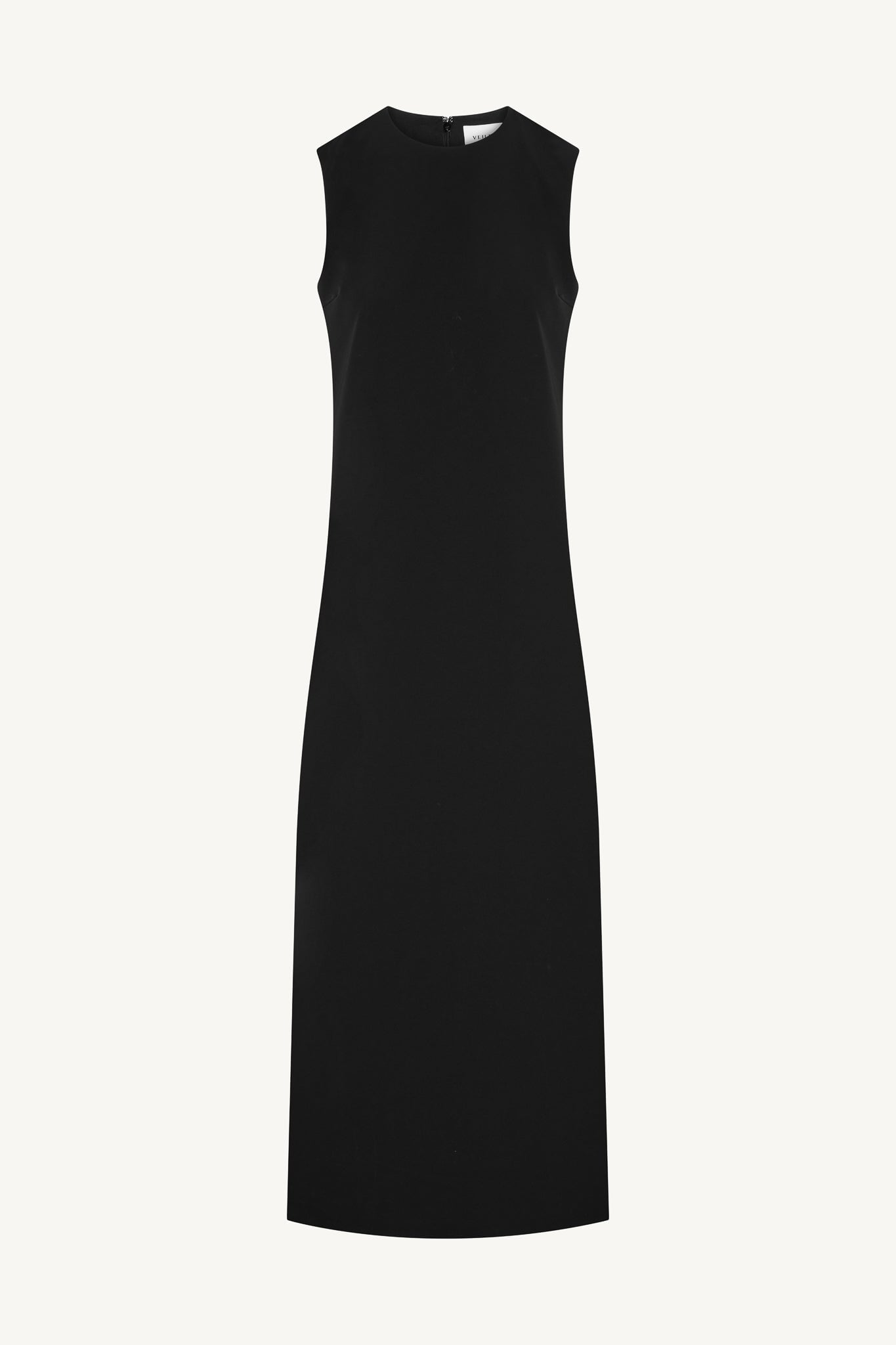 Sleeveless Maxi Dress - Black Abayas Veiled