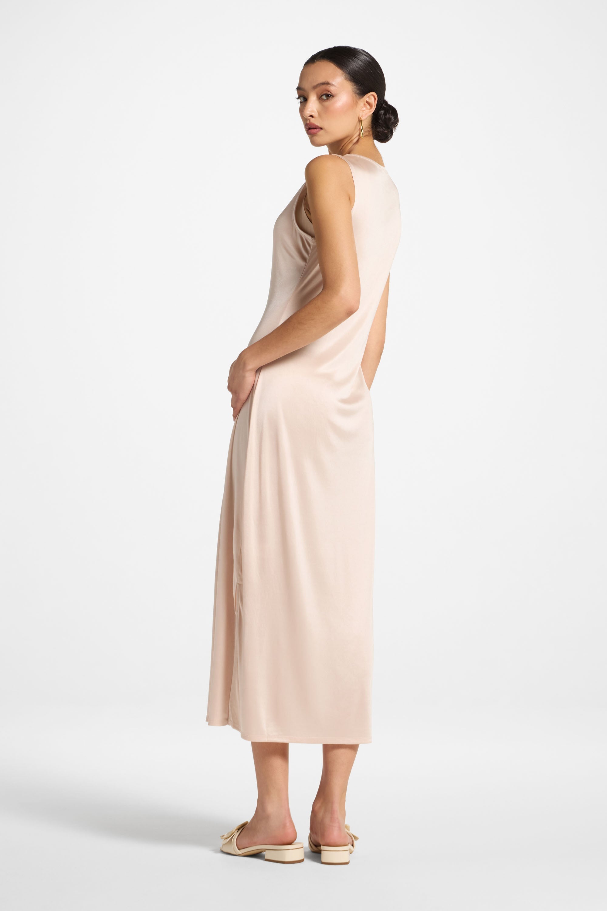 Slip Dress - Vanilla Abayas Veiled