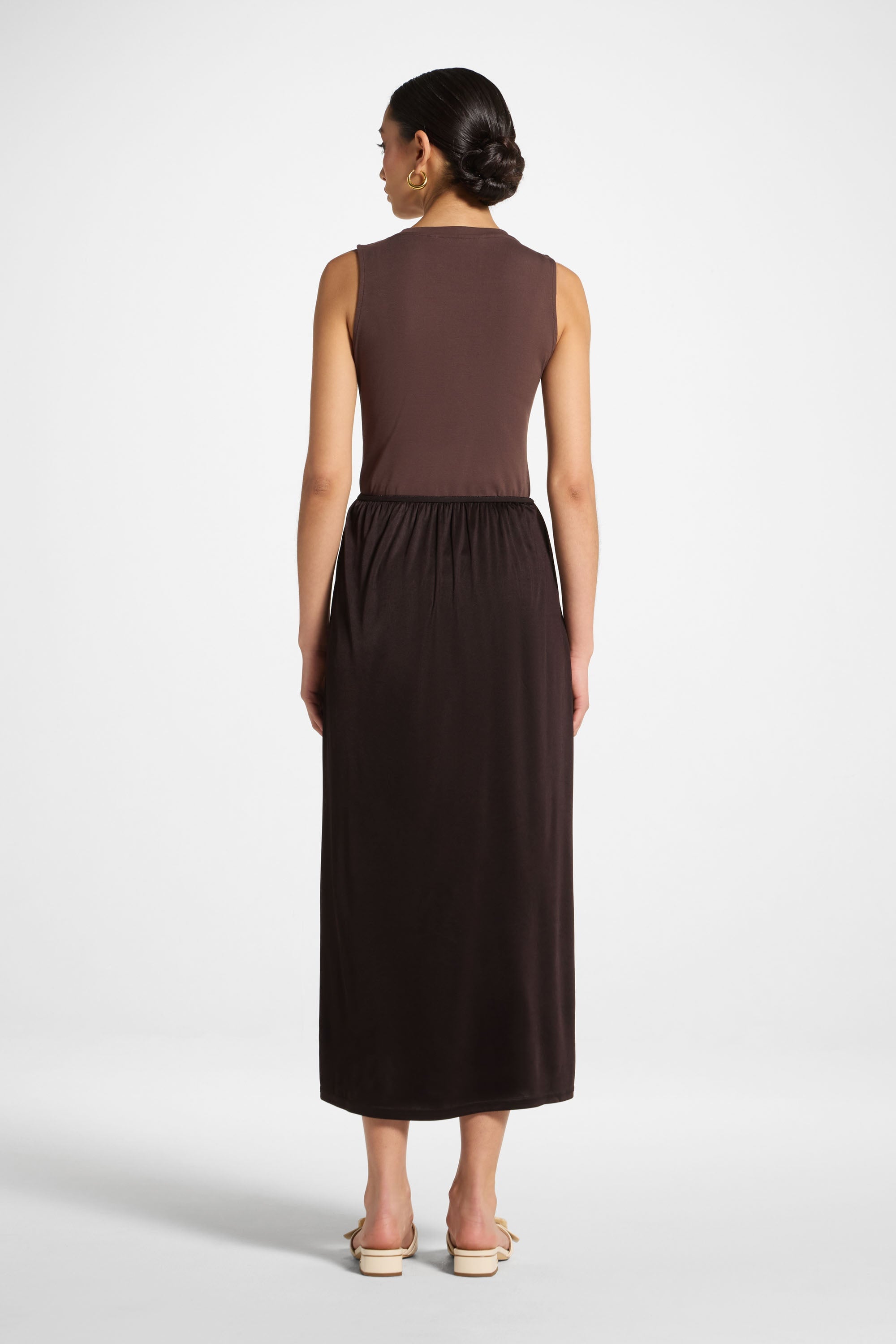 Slip Skirt - Chocolate Abayas Veiled