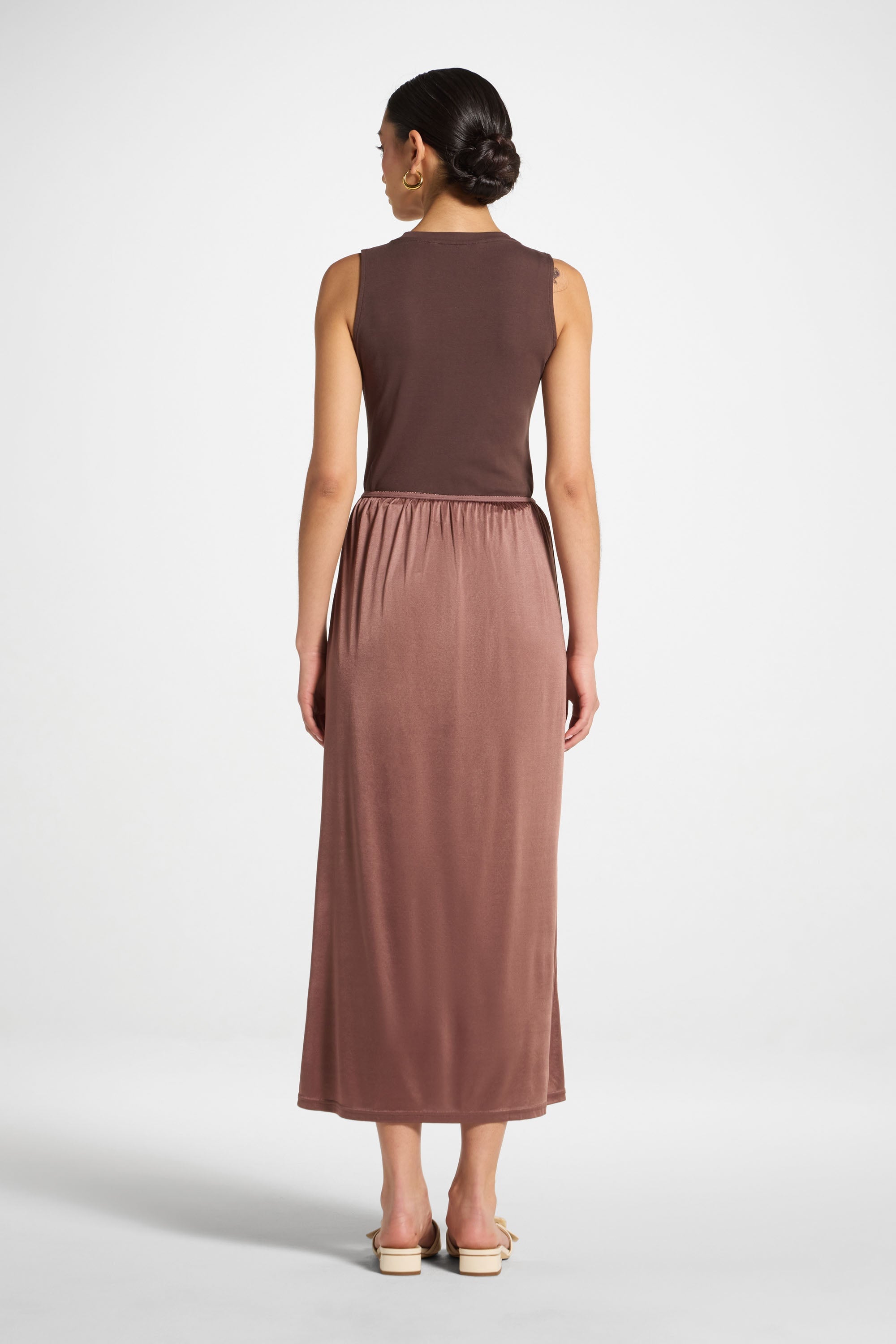 Slip Skirt - Nougat Abayas Veiled